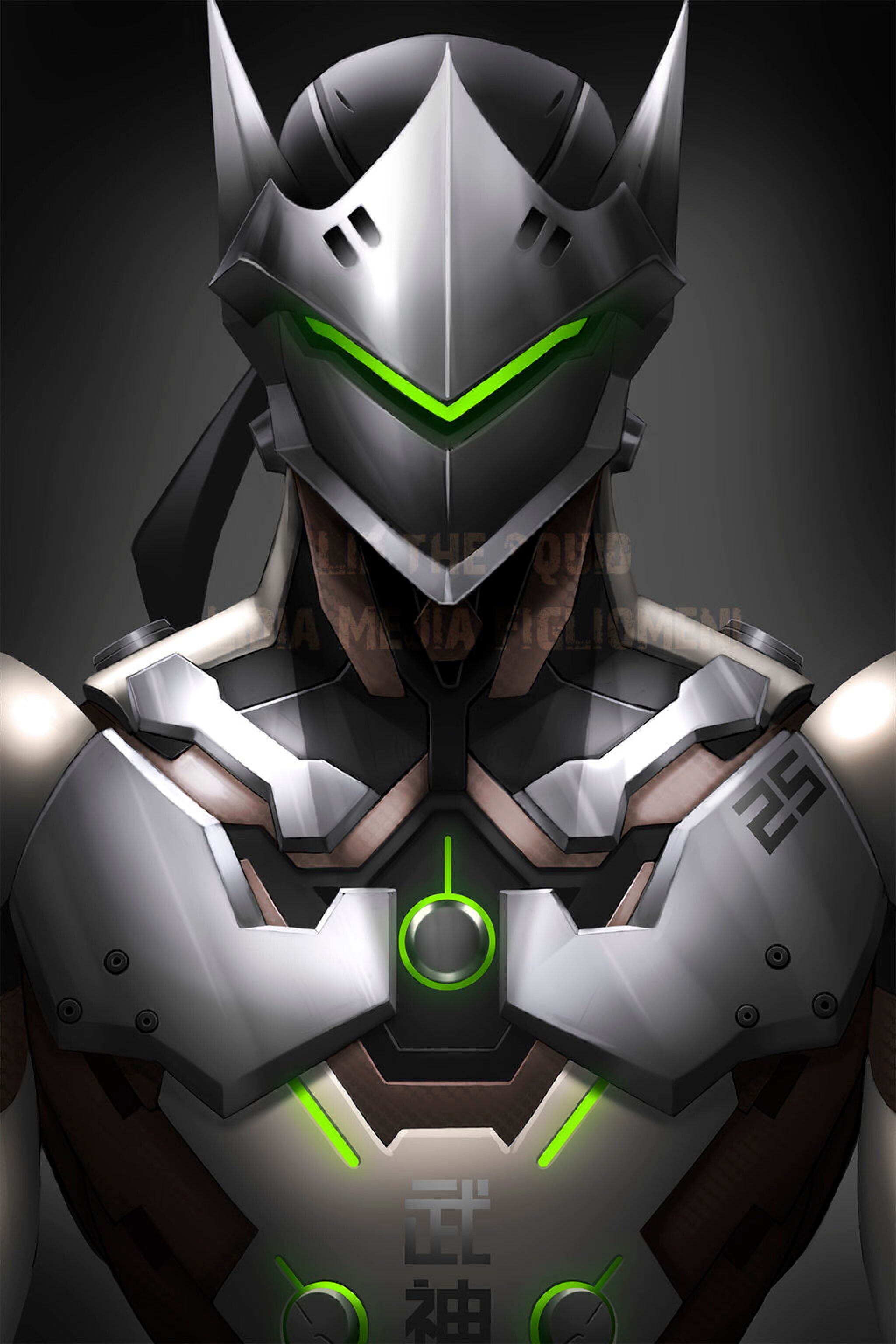 Genji: Overwatch, The high damage from Dragonblade allows to easily get eliminations. 2050x3080 HD Wallpaper.