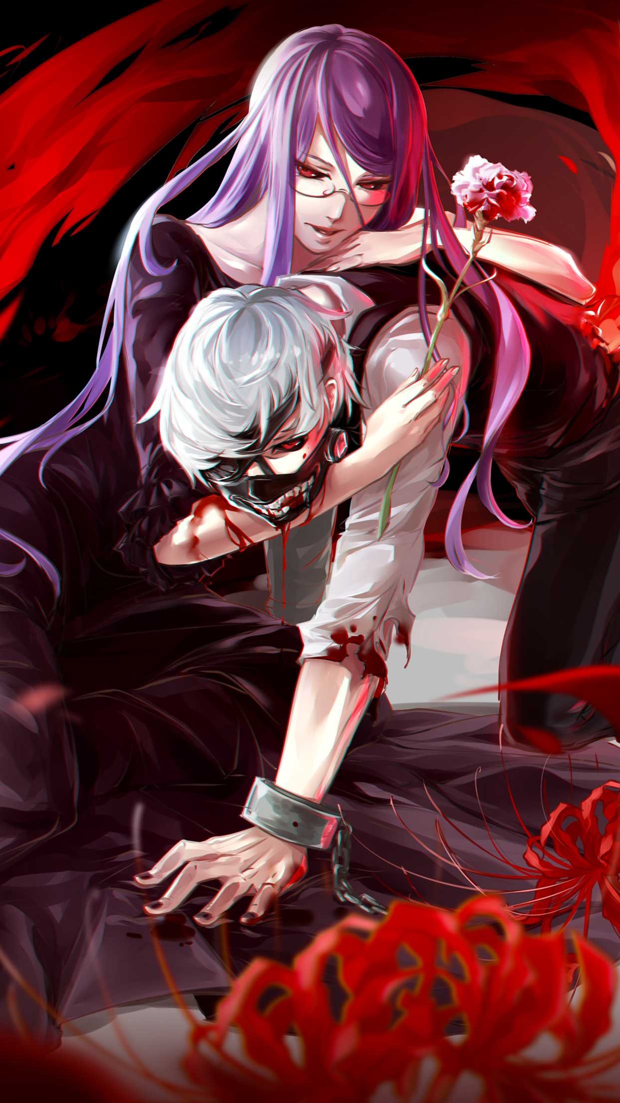 Tokyo Ghoul, High-definition wallpapers, Anime obsession, Dark themes, 1250x2210 HD Handy