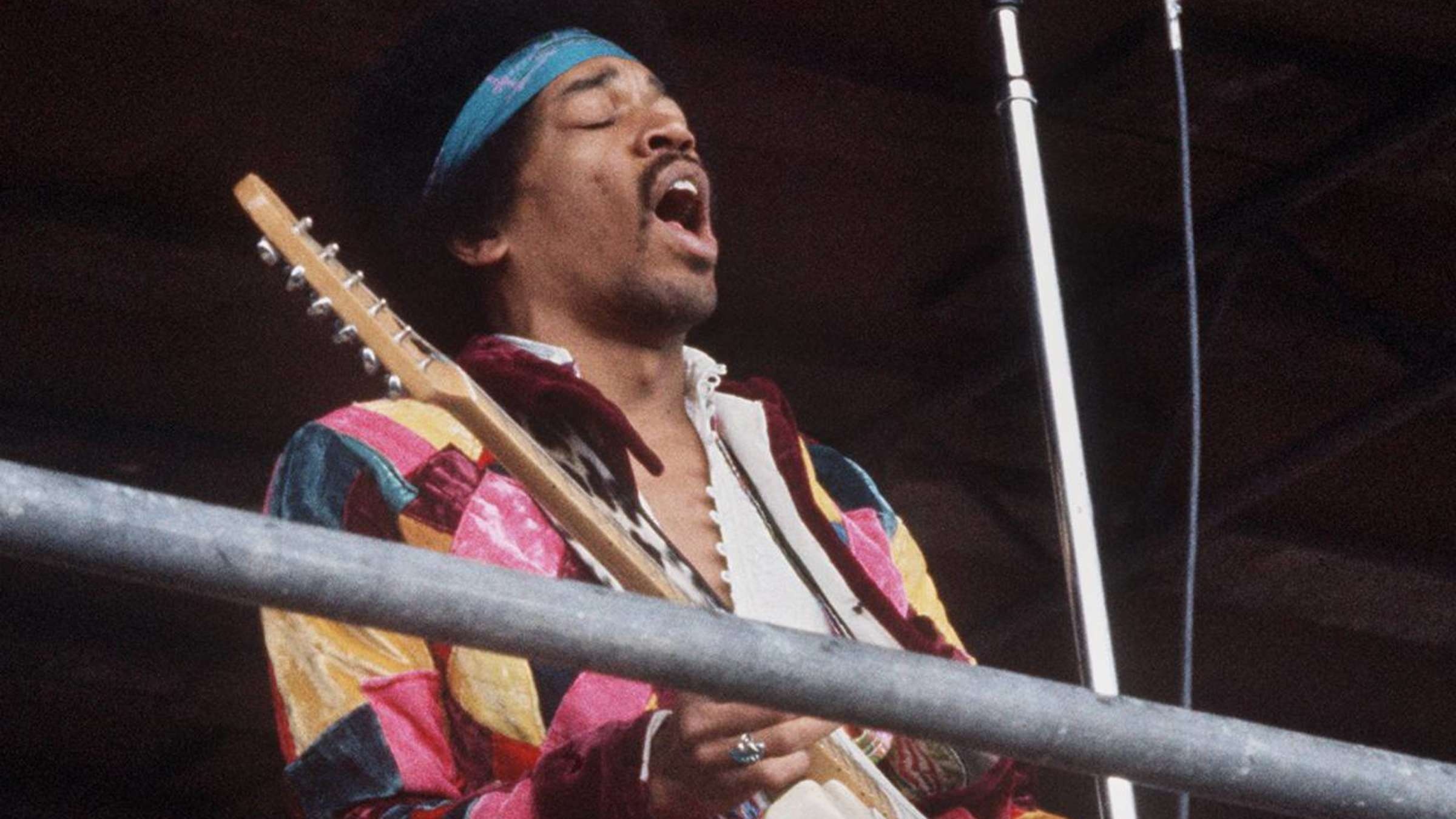 Jimi Hendrix (Celebs), Icon of rock music, 50 years ago, Iconic musician, 2400x1350 HD Desktop
