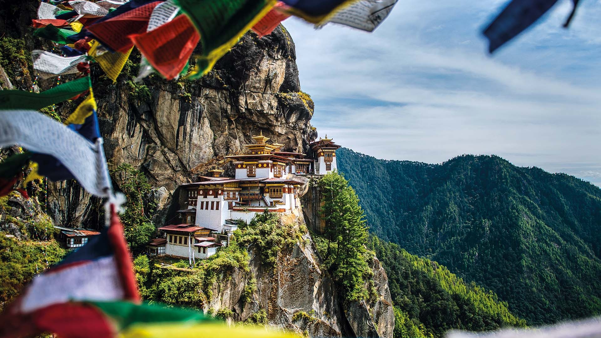 Erleben Sie das Glück in Bhutan, 1920x1080 Full HD Desktop