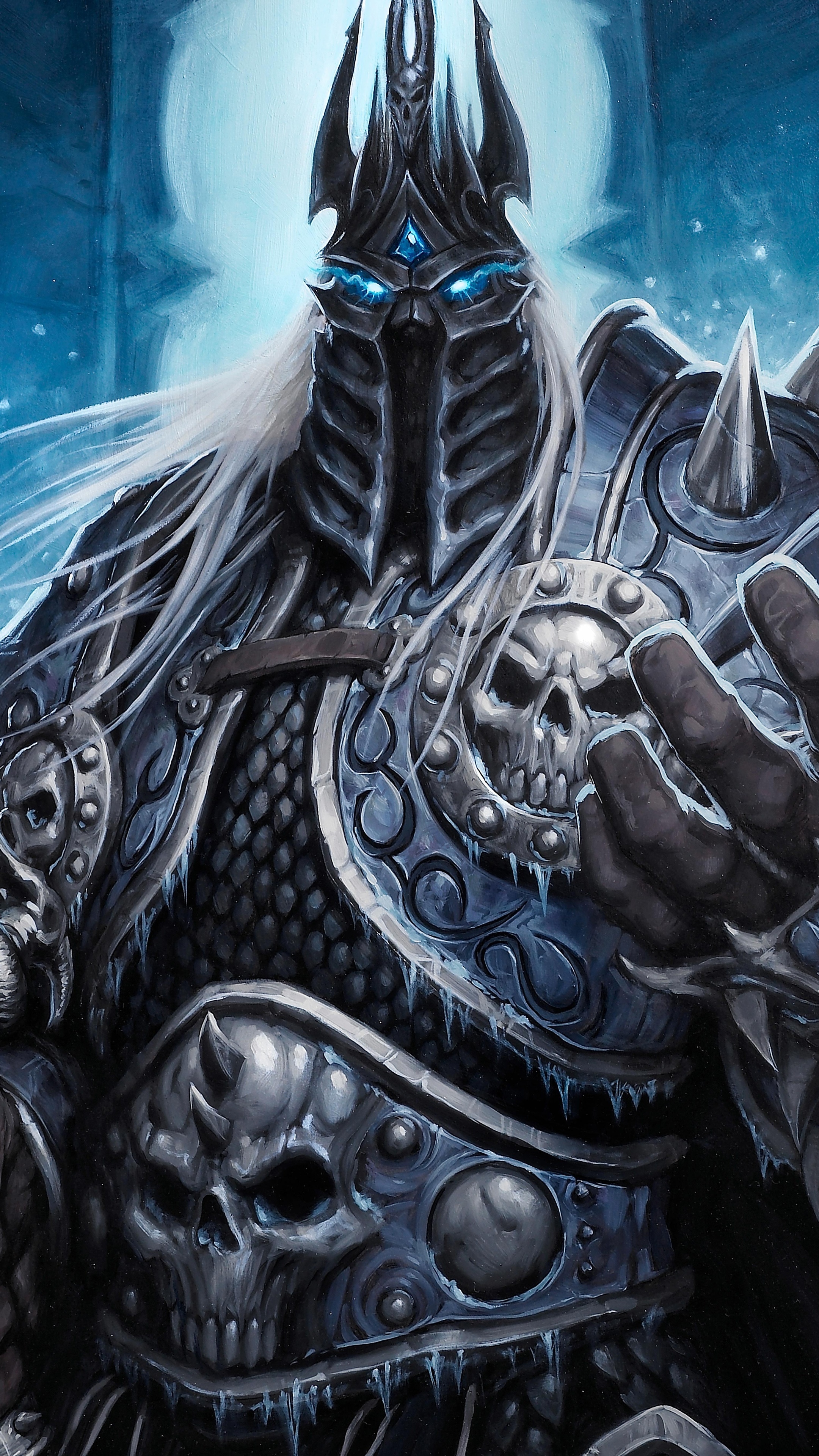 Lich King, World of Warcraft, 4K HD wallpaper, Gaming immersion, 2160x3840 4K Phone