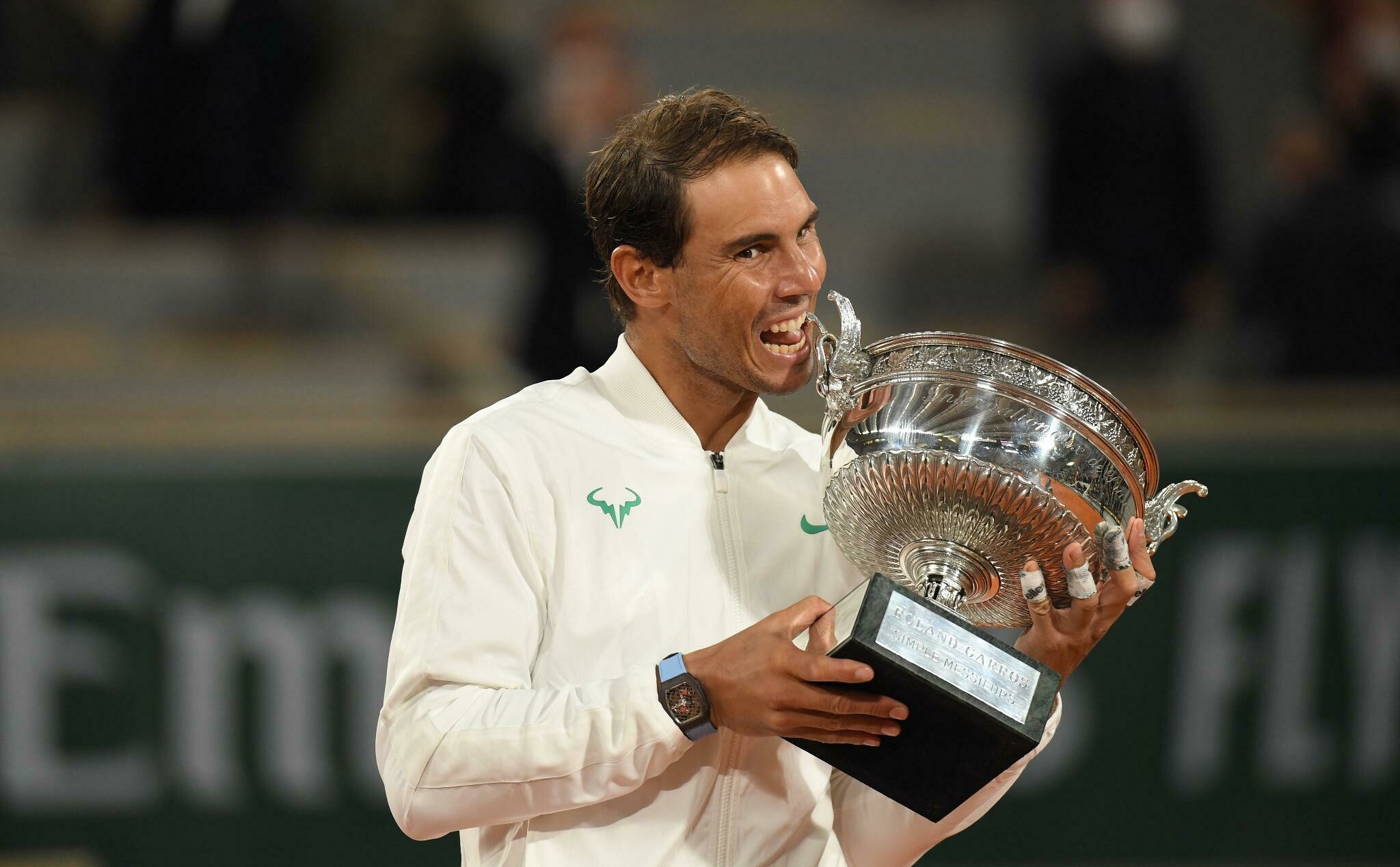 Rafael Nadal: He won the 2007 Indian Wells Masters, Spanish tennis player. 2050x1270 HD Wallpaper.