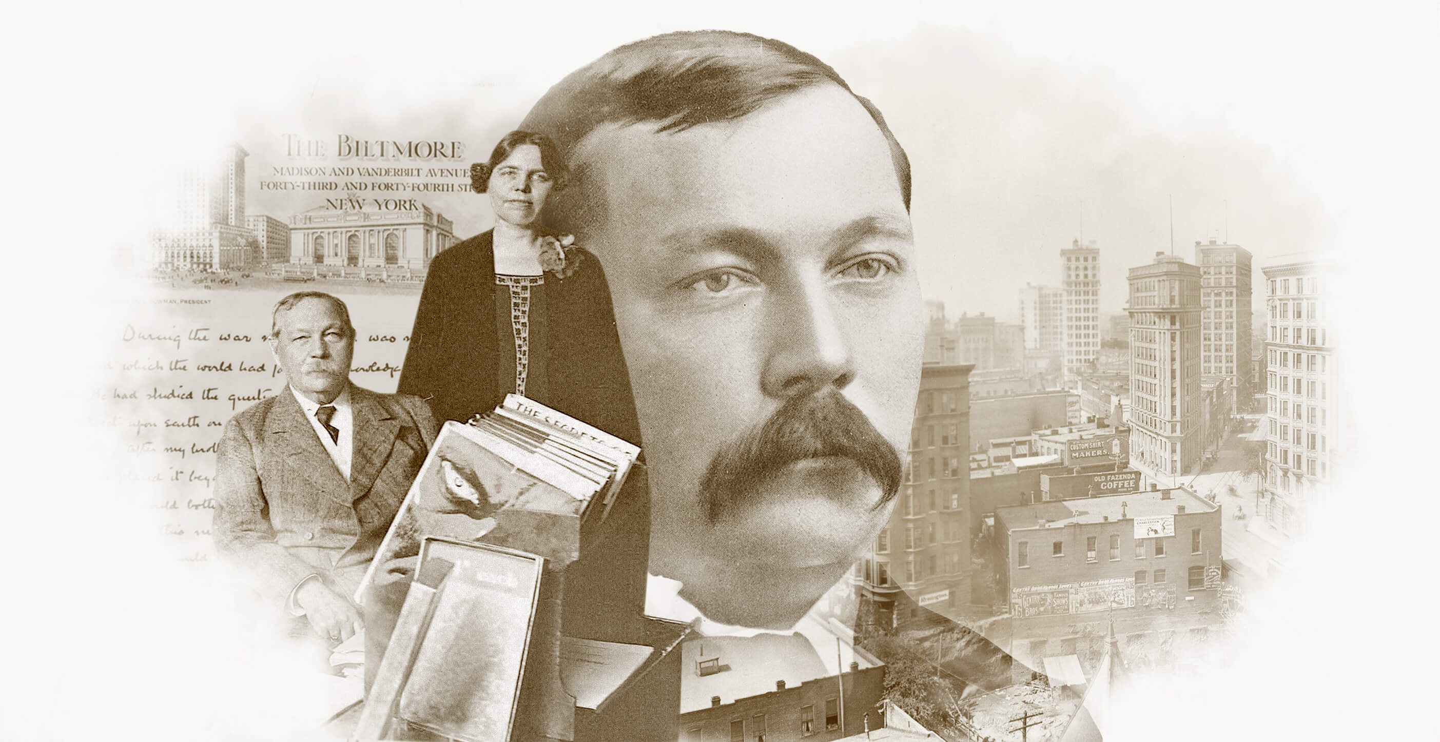Arthur Conan Doyle, beliefs and experiences, Official family estate, 2810x1450 HD Desktop