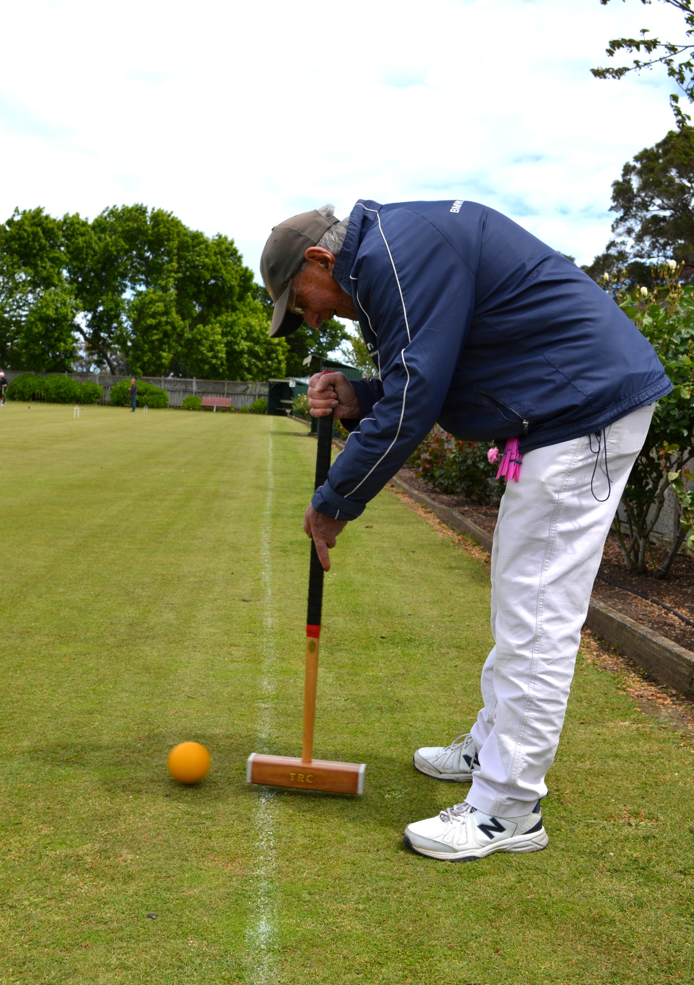 Croquet: Wanganui Croquet Club's centenary, Potted history, Terry Coxon in the game. 1360x1920 HD Wallpaper.