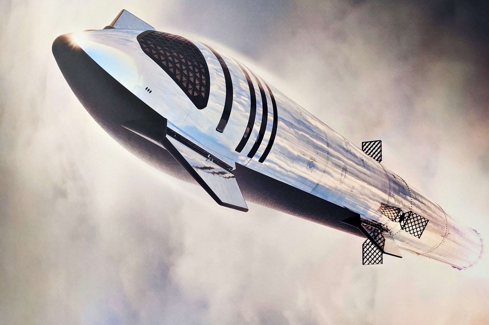 Starship: SpaceX, Orbital launch debut, Spacecraft, Elon Musk. 2030x1350 HD Background.