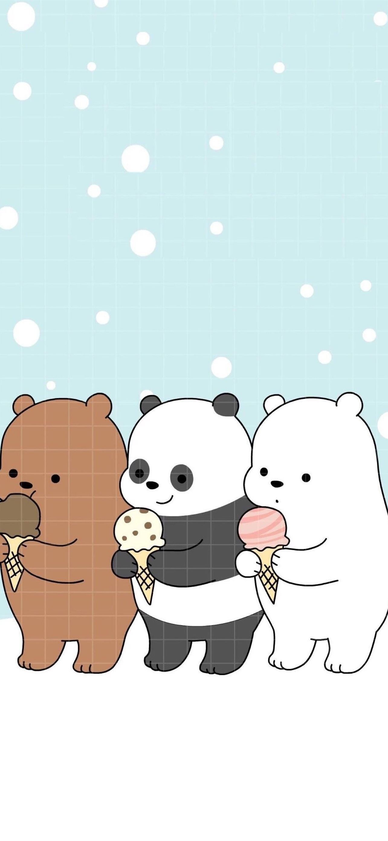 We Bare Bears wallpapers, Cute and lovable, Playful and fun, 1290x2780 HD Phone