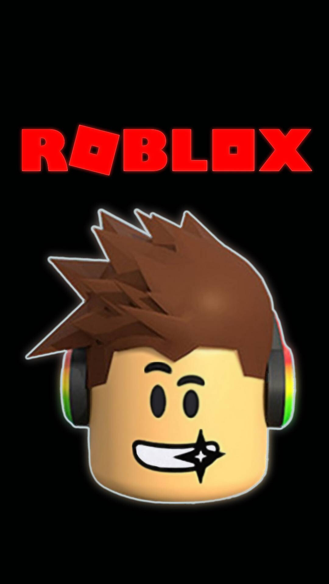Roblox: Has its own virtual economy, with a virtual currency called Robux. 1080x1920 Full HD Background.