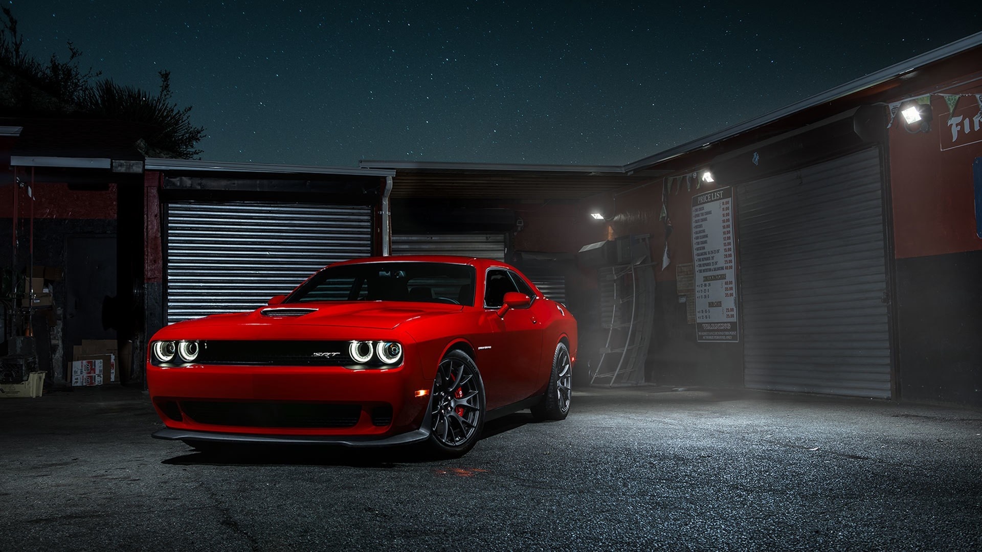 Dodge Challenger, Red sports car, Powerful performance, Luxury and style, 1920x1080 Full HD Desktop