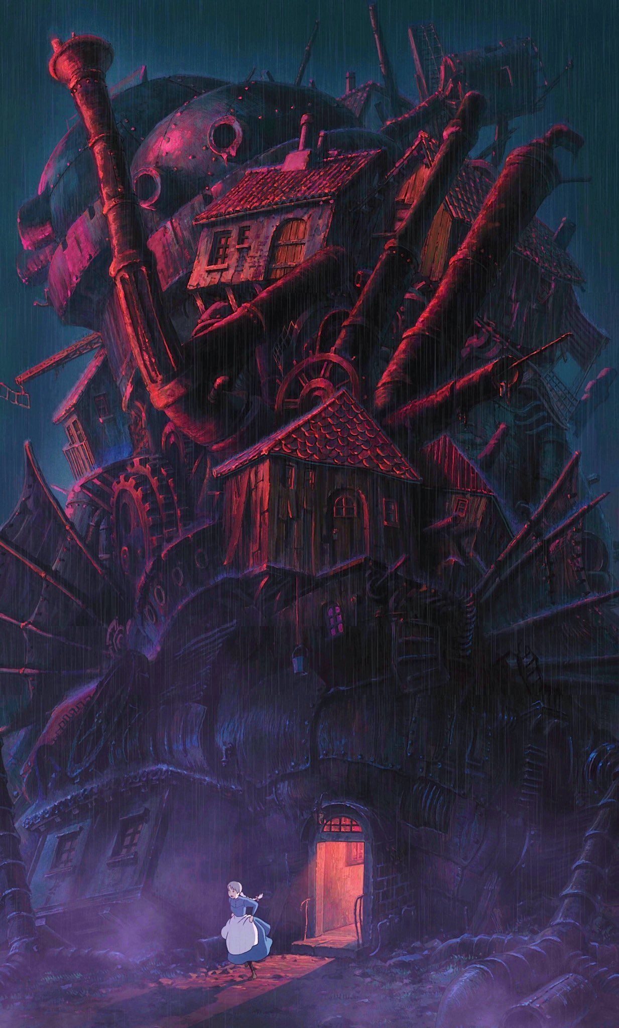 Howl's Moving Castle, Studio Ghibli, Pin page, 1240x2050 HD Phone