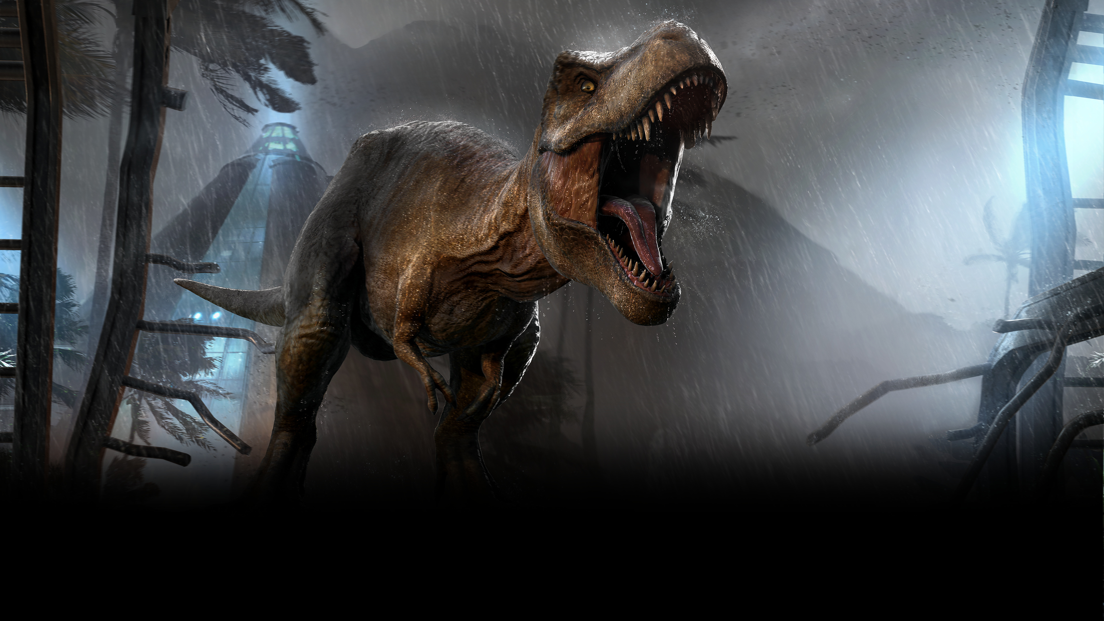 Roaring tyrannosaurus rex, Prehistoric might, Dinosaur kingdom, Ancient reptile, 3840x2160 4K Desktop