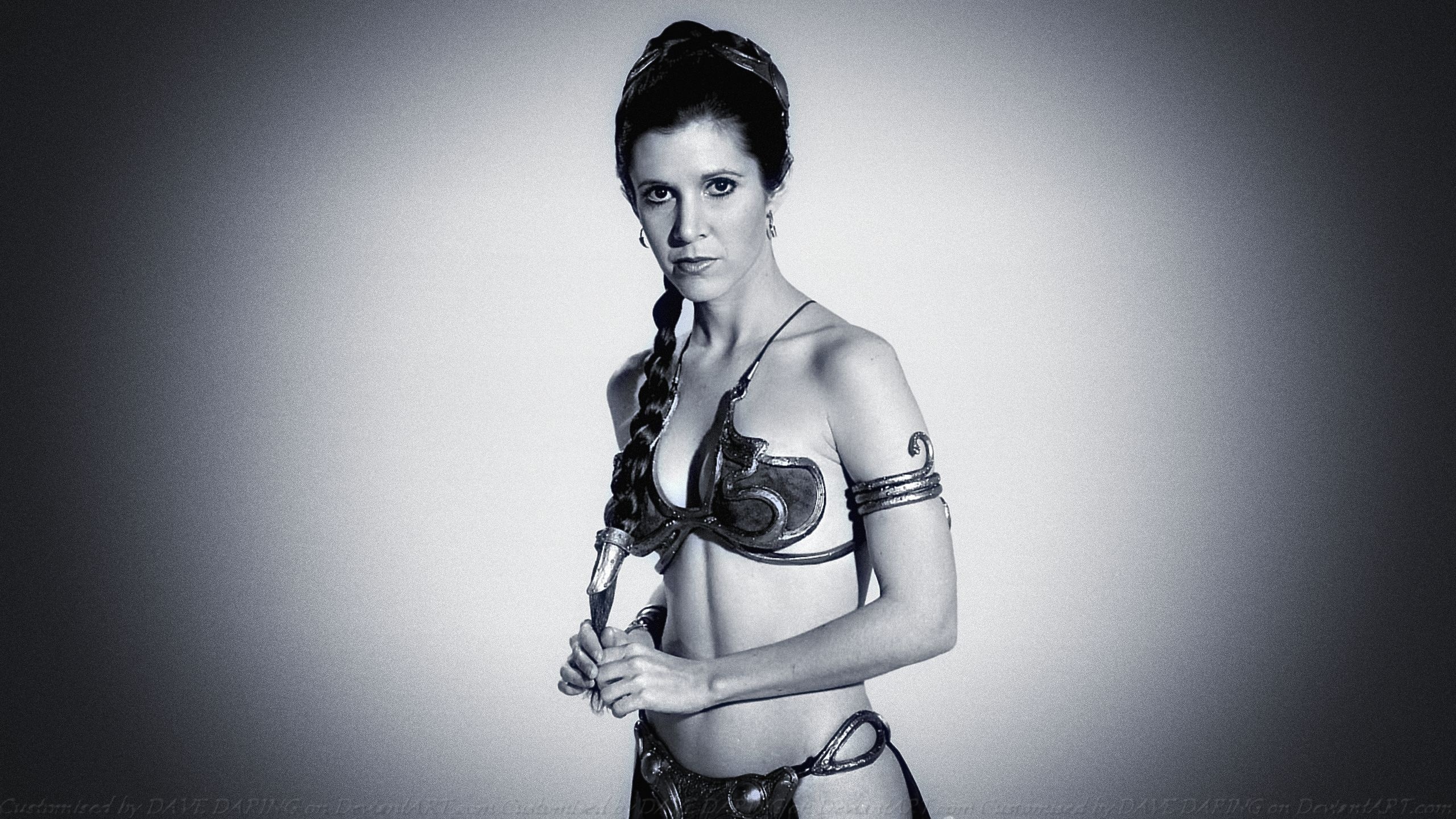 Carrie Fisher, Celebrity, Movies, Actress, 2560x1440 HD Desktop
