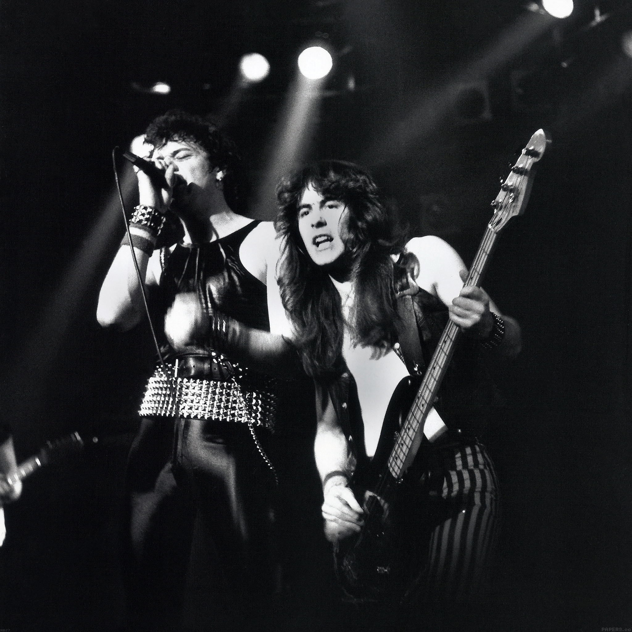Iron Maiden, 1980 Manchester, Music, Wallpaper, 2050x2050 HD Phone