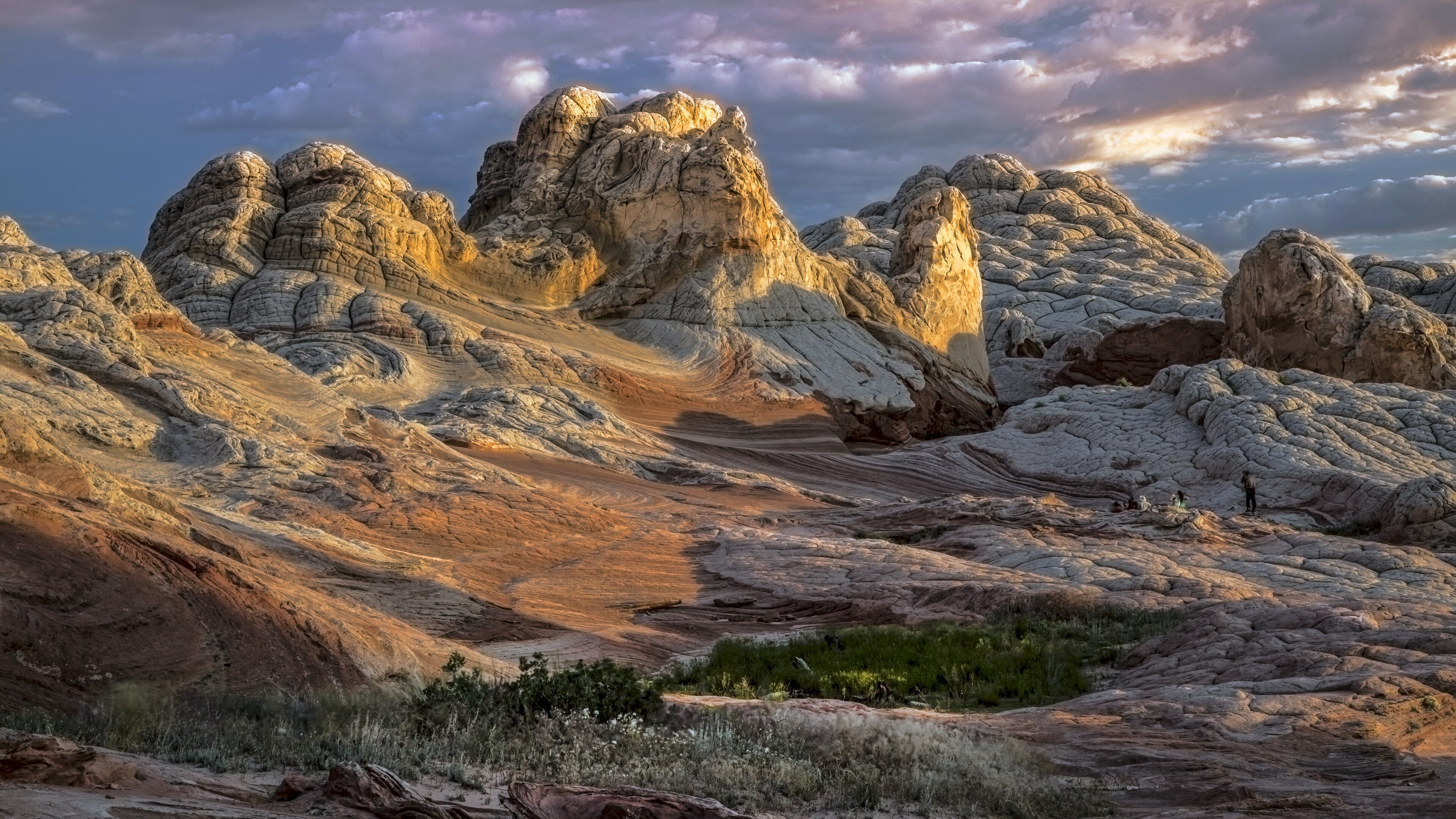 Geology: Arizona, Glaciokarst, A gentle slope, Graded, Land covered with mountains. 3840x2160 4K Background.