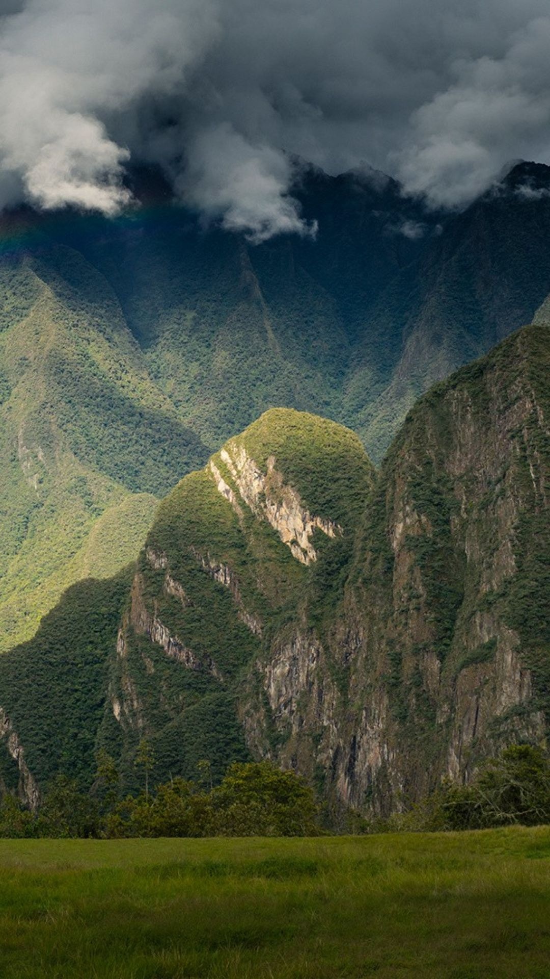 Peruvian Andes, Valley sky, Natural landscape, Machu Picchu beauty, 1080x1920 Full HD Phone