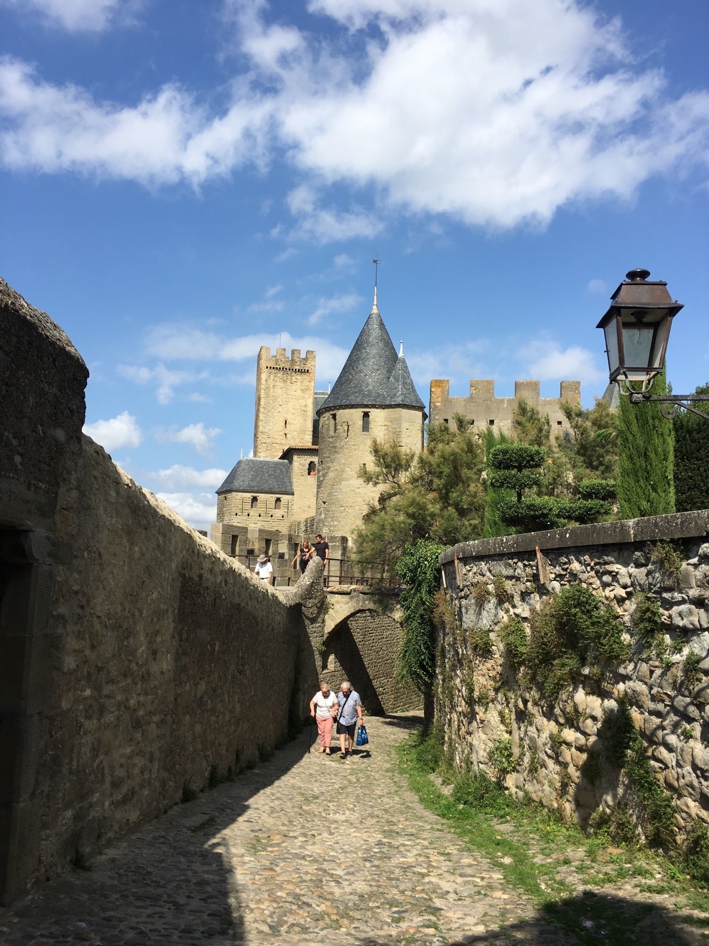 Reiseführer zur Burg Carcassonne, 1440x1920 HD Handy