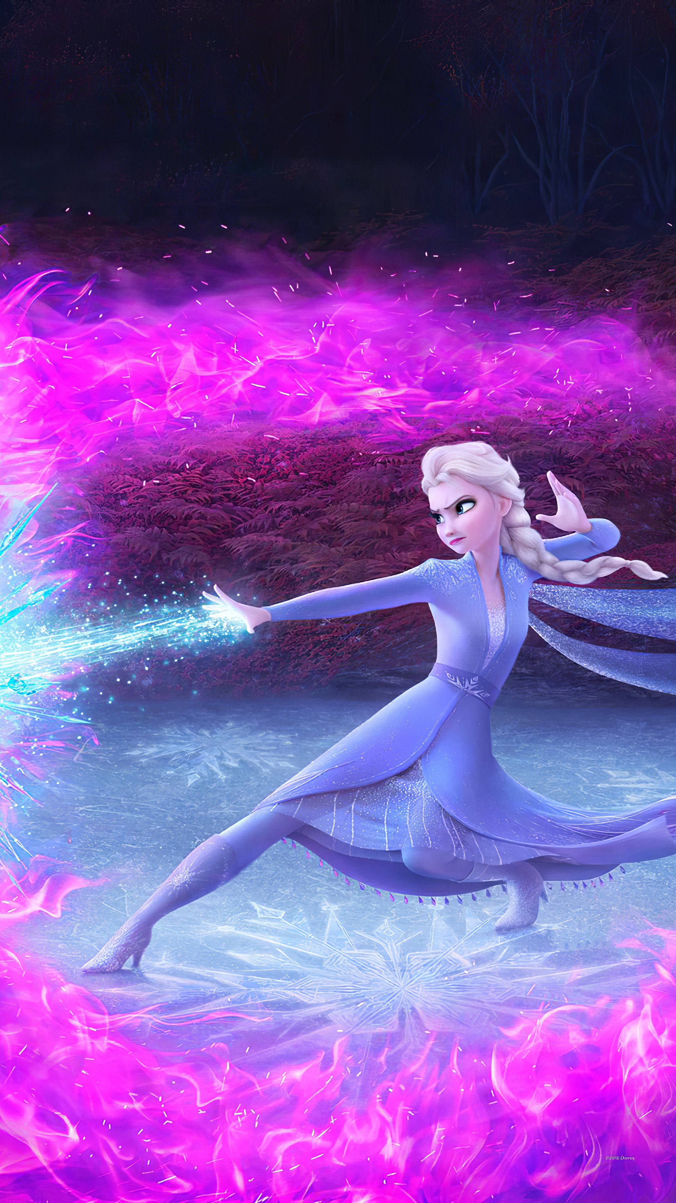 Princess Ana Frozen 2, Igra resolution, 2160x3840 4K Phone