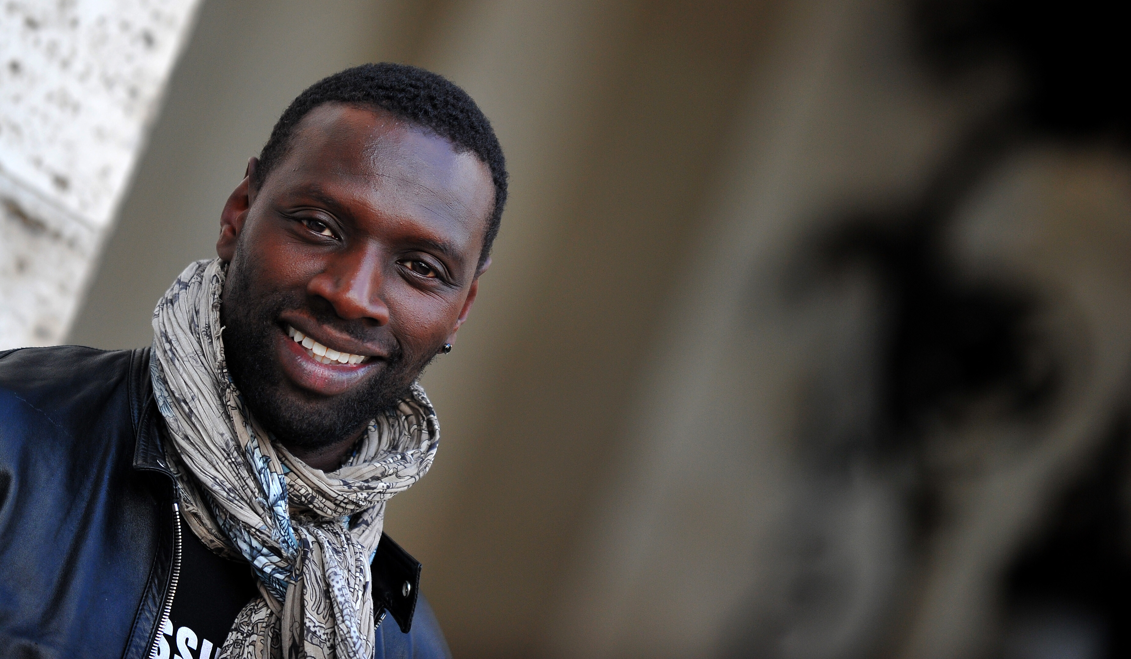 Omar Sy: French actor, Best known in France for his sketches with Fred Testot. 3700x2160 HD Background.