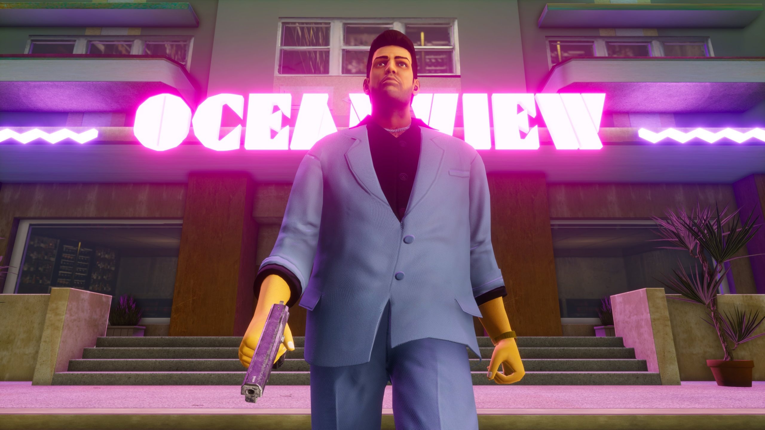 GTA: Vice City, Definitive edition, Updated features, Must-know information, 2560x1440 HD Desktop