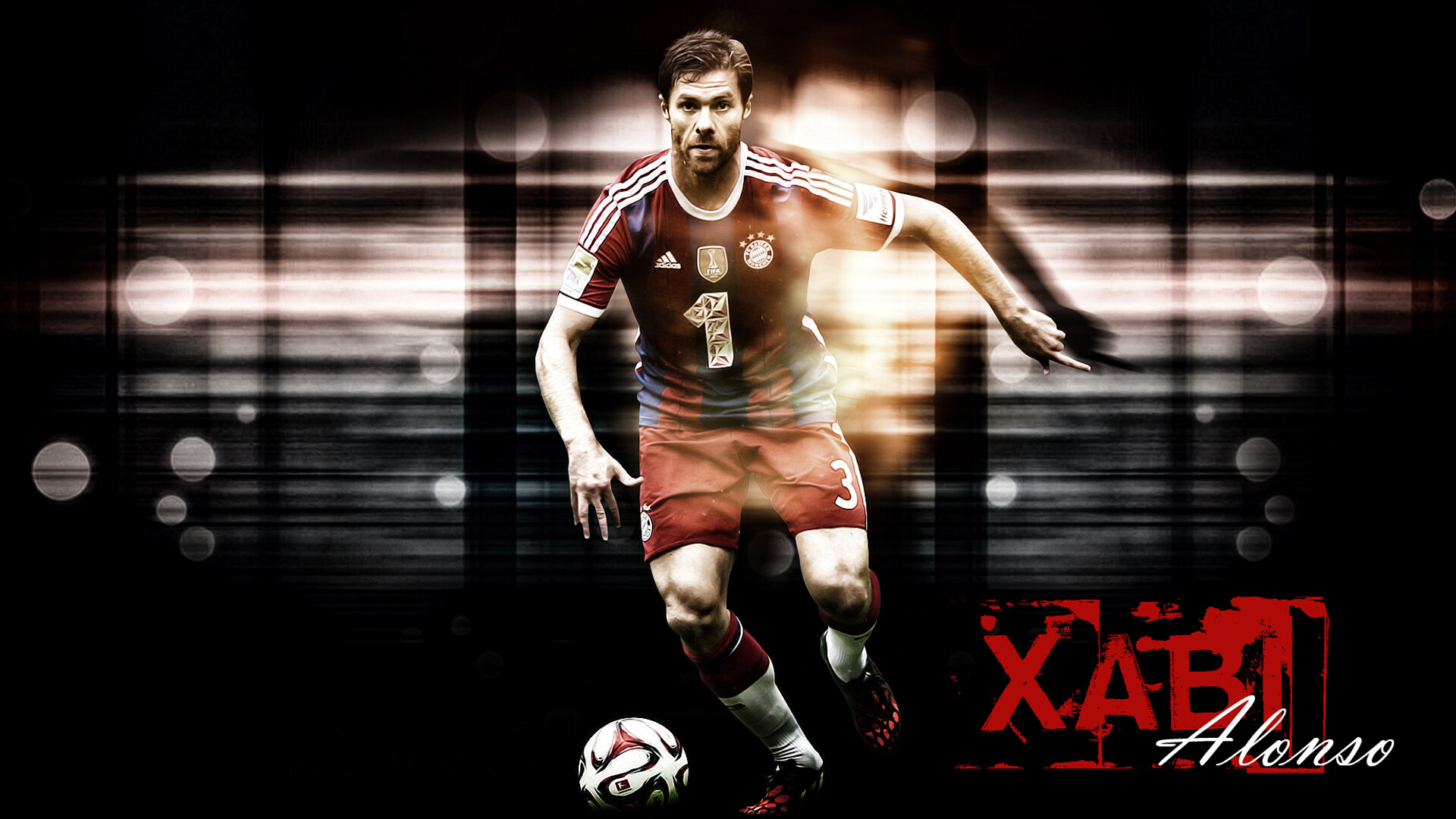 Germany Soccer Team: Xabi Alonso, A Spanish football manager and a former professional central or defensive midfielder, Bayern Munich. 1920x1080 Full HD Wallpaper.
