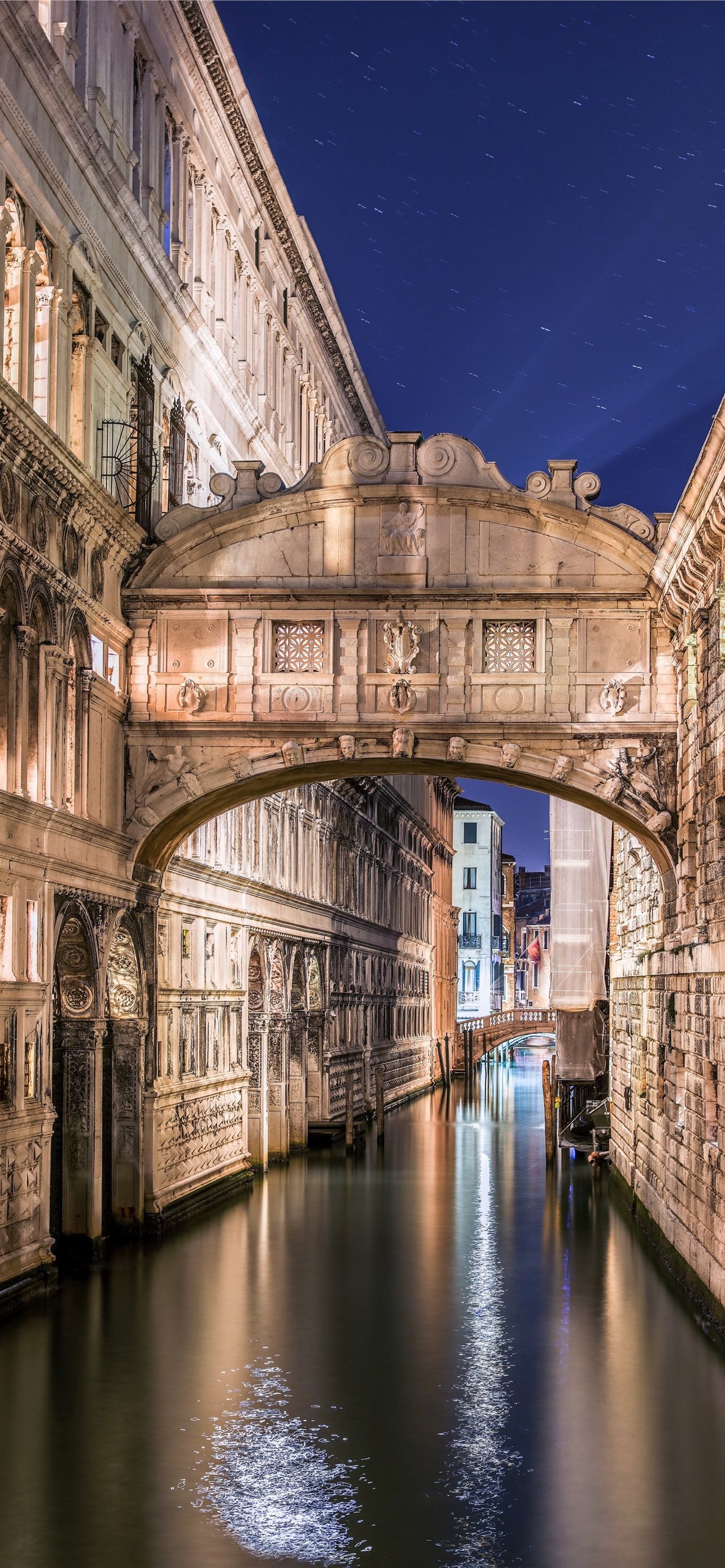 Atemberaubende iPhone-Hintergründe der Seufzerbrücke in Venedig, 1290x2780 HD Handy