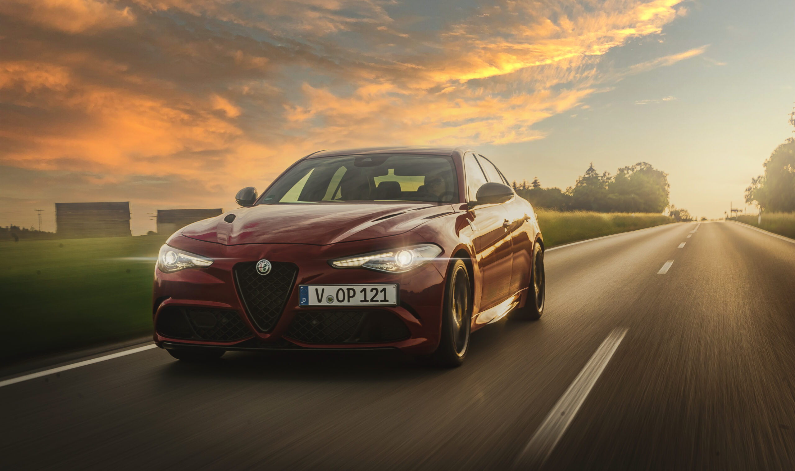 Alfa Romeo Giulia, Oppel Automobile, Stunning visuals, Automotive excellence, 2560x1520 HD Desktop