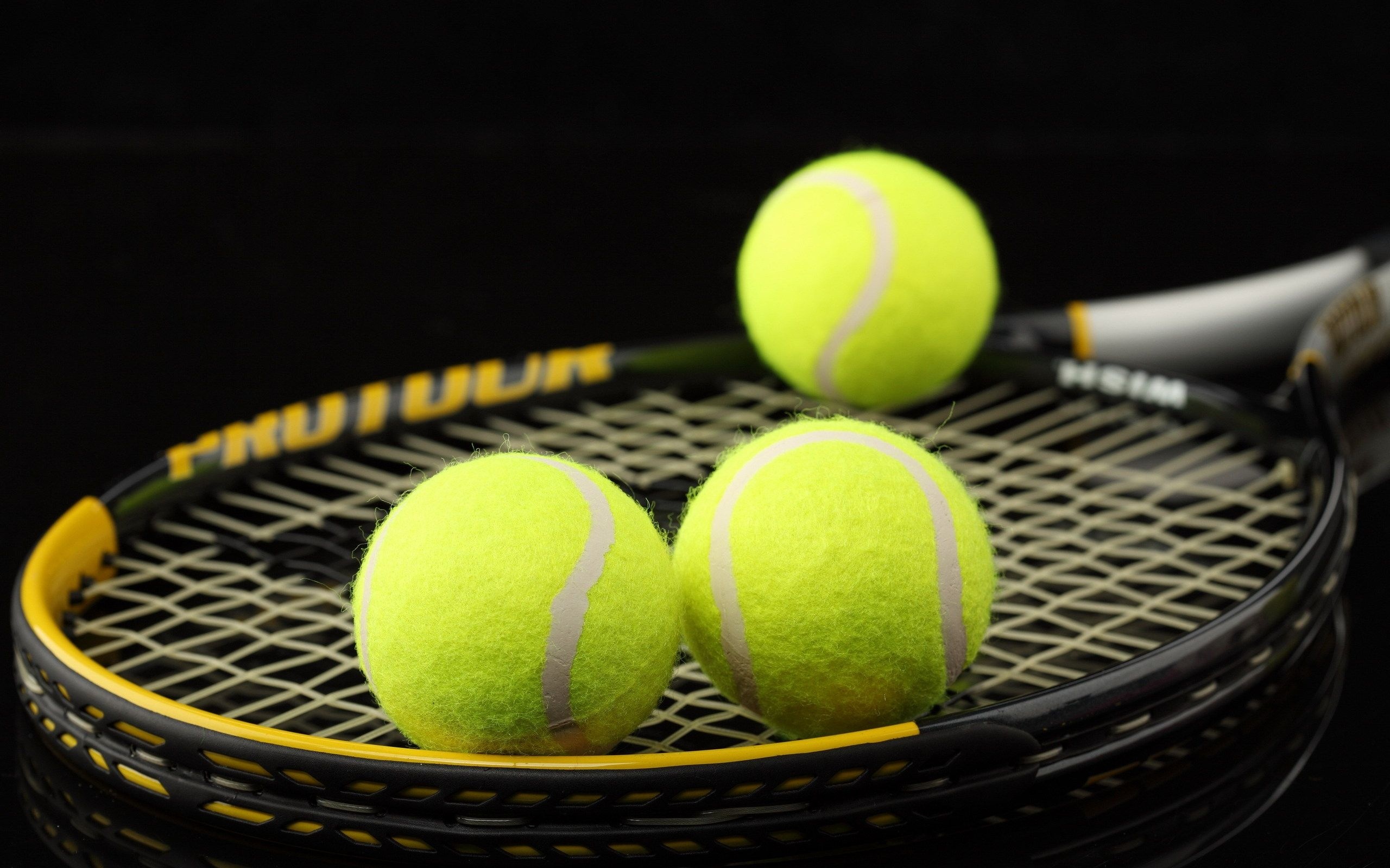 Ball Badminton: A sport played using racquets to hit a wool ball across a net. 2560x1600 HD Wallpaper.
