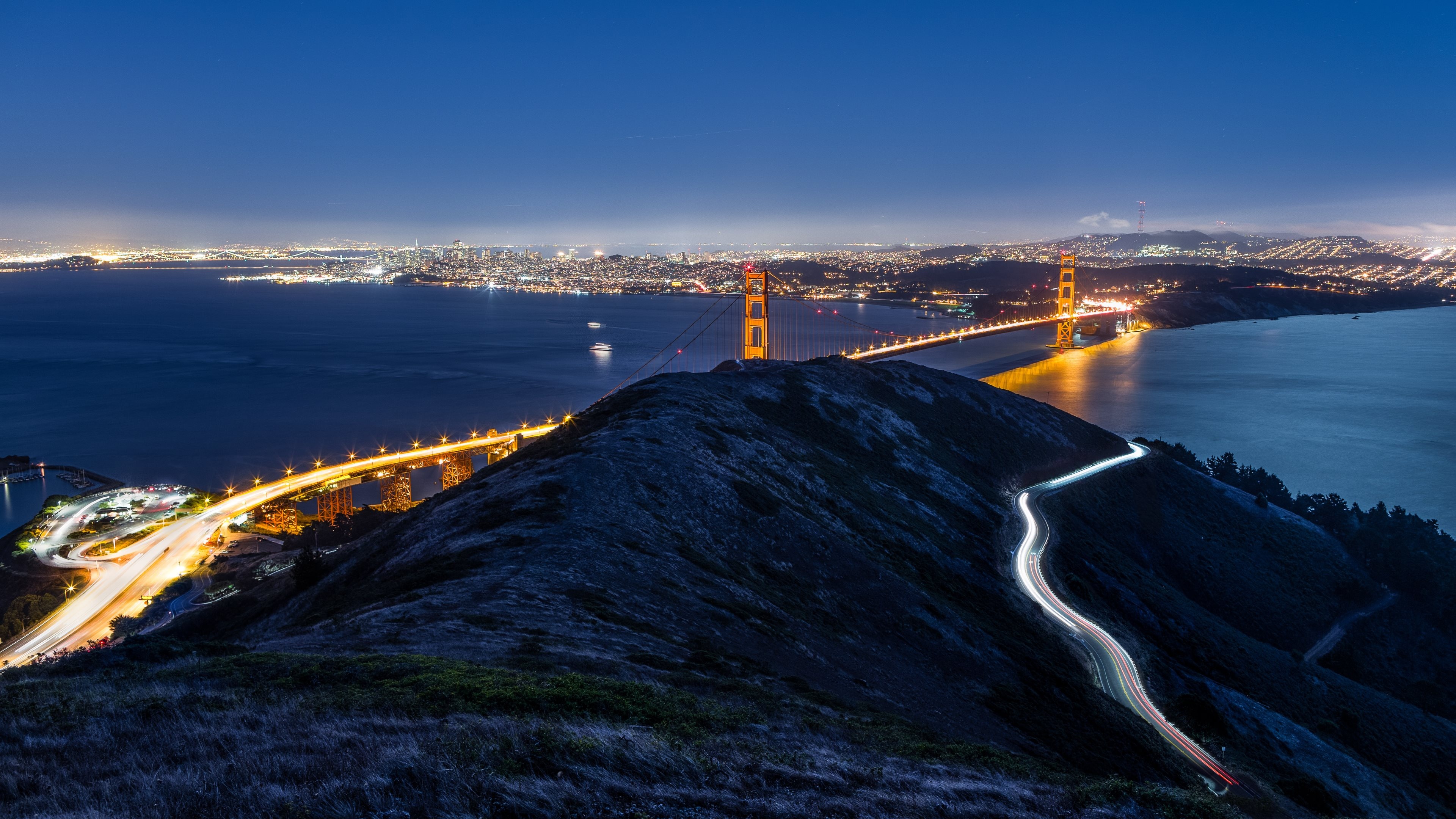 San Francisco Skyline, Travels, 40 4k wallpapers, 3840x2160 4K Desktop