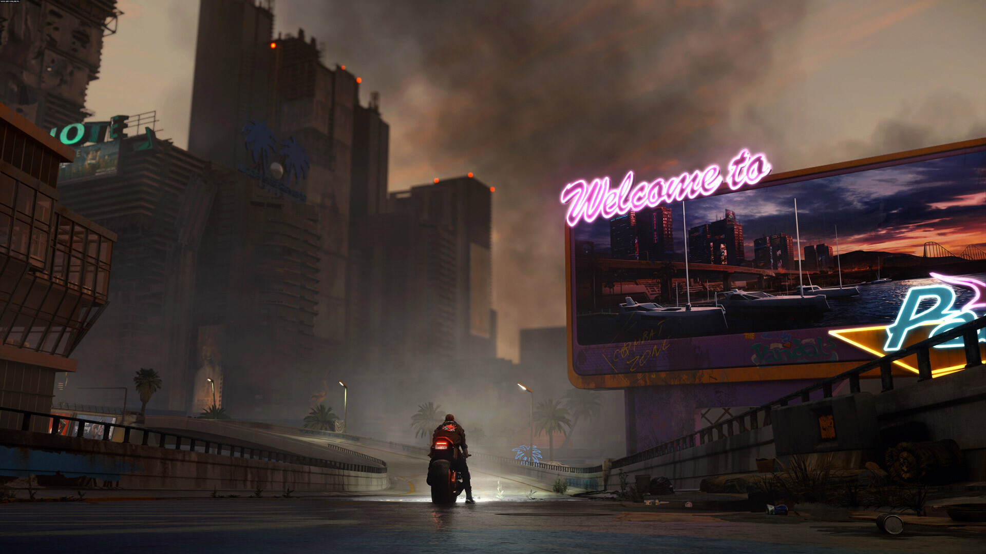Cyberpunk 2077: The variety of customization and upgrade options teased may help keep combat fresh in the long run. 1920x1080 Full HD Background.