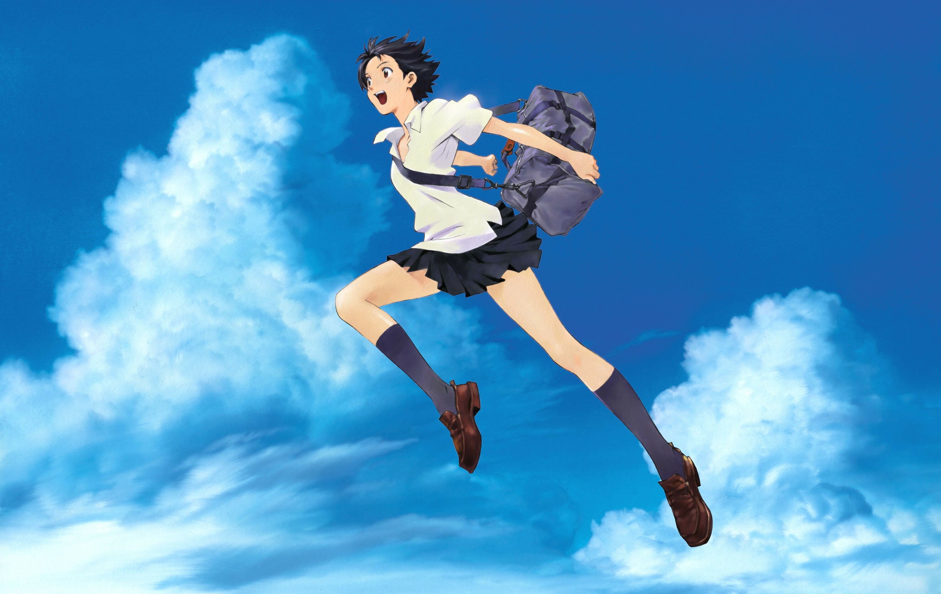 The Girl Who Leapt Through Time: The story of a high-school girl who accidentally acquires the ability to time travel. 3000x1900 HD Background.