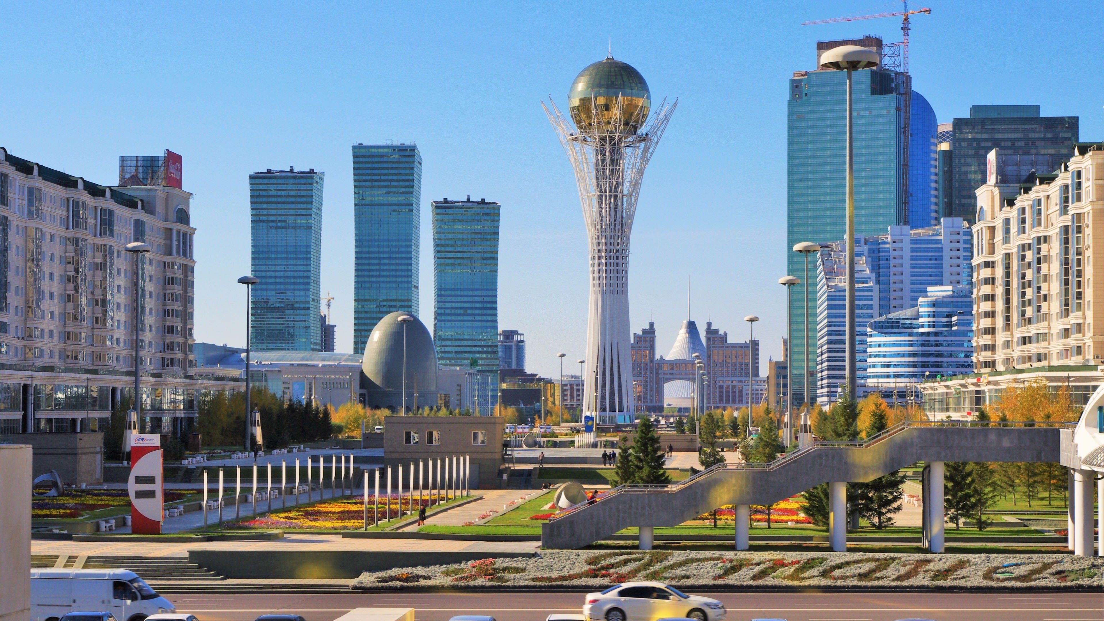 Nur-Sultan, Capital city of Kazakhstan, Astana wallpapers, Beautiful backgrounds, 3840x2160 4K Desktop