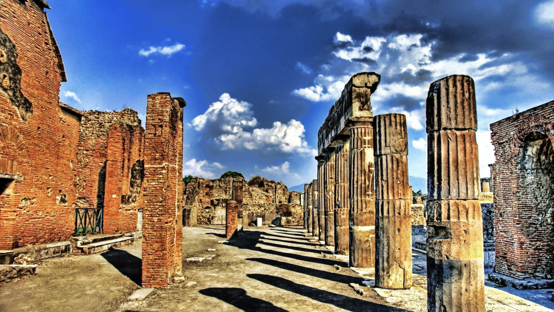 Herunterladbare Hintergrundbilder von Pompeji, 1920x1080 Full HD Desktop