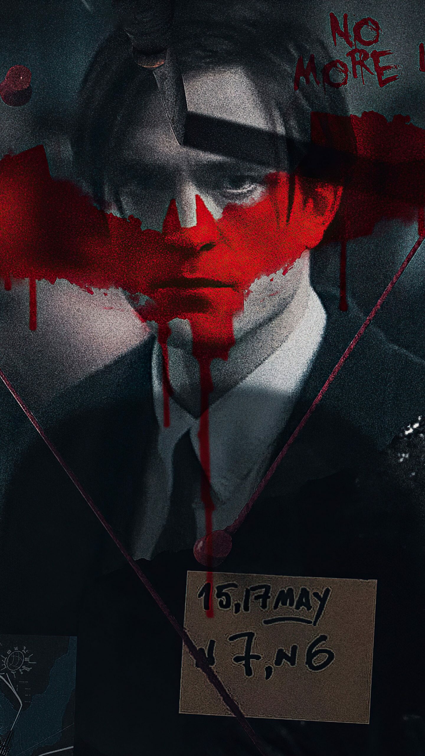 The Batman (2022): Robert Pattinson, Principal photography began in January 2020 in London. 1440x2560 HD Background.