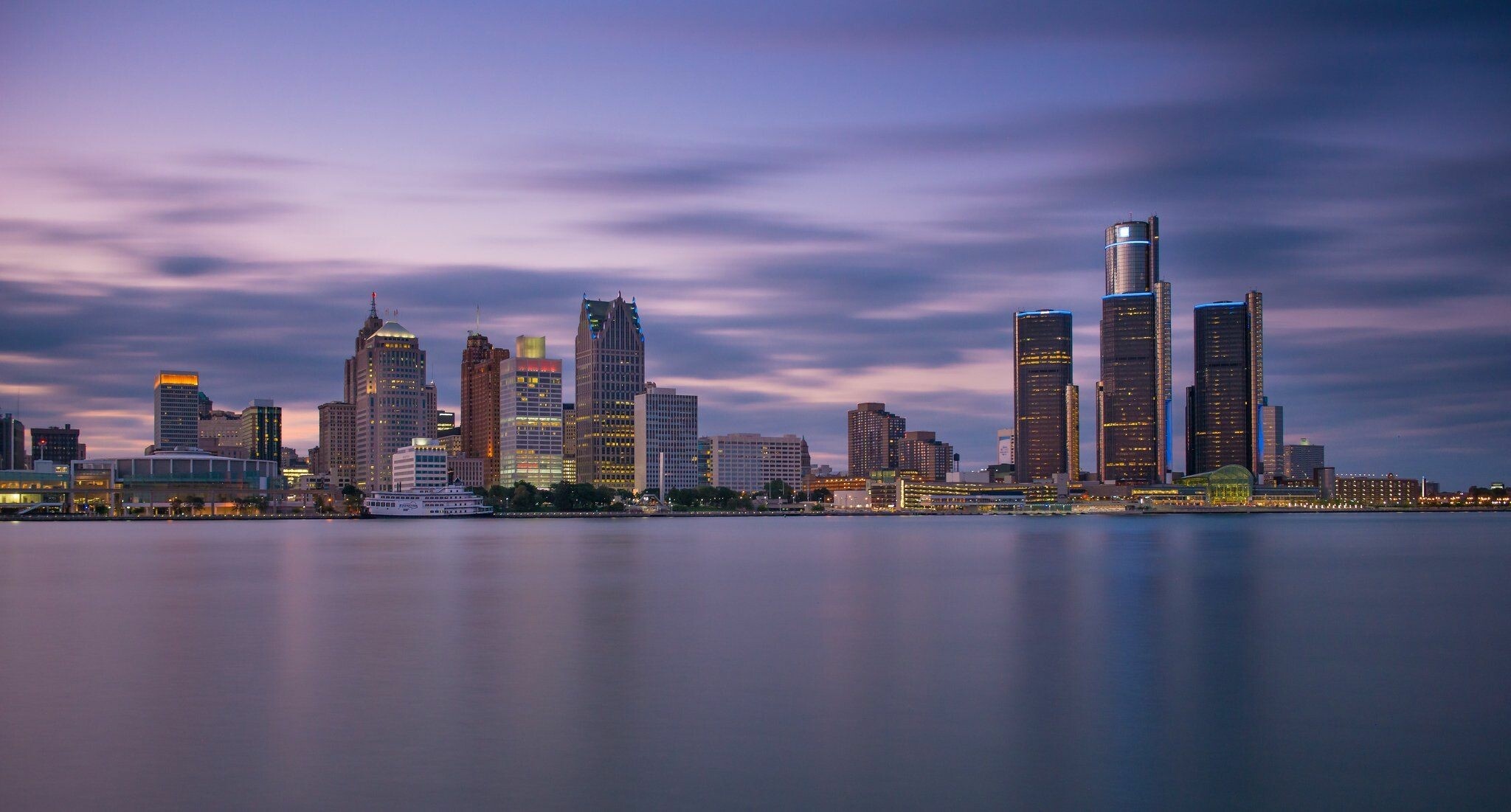 Detroit, PC and mobile wallpapers, Free images, 2050x1110 HD Desktop
