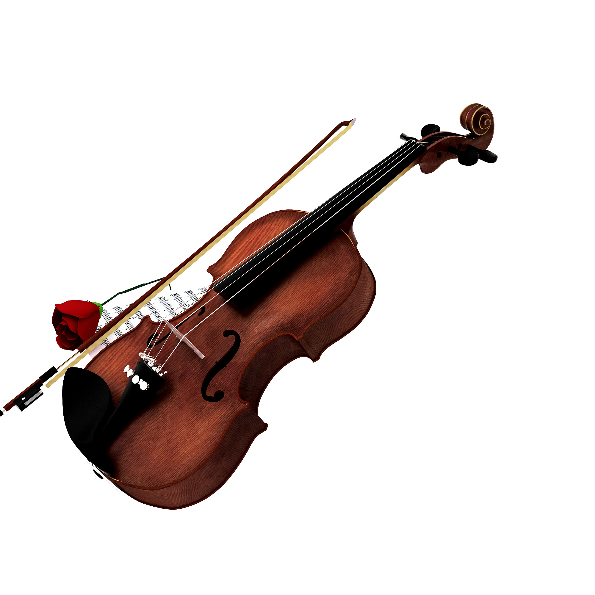Viola: Brandenburg Concertos, Composed by J. S. Bach, Art, String Instrument. 2000x2000 HD Background.