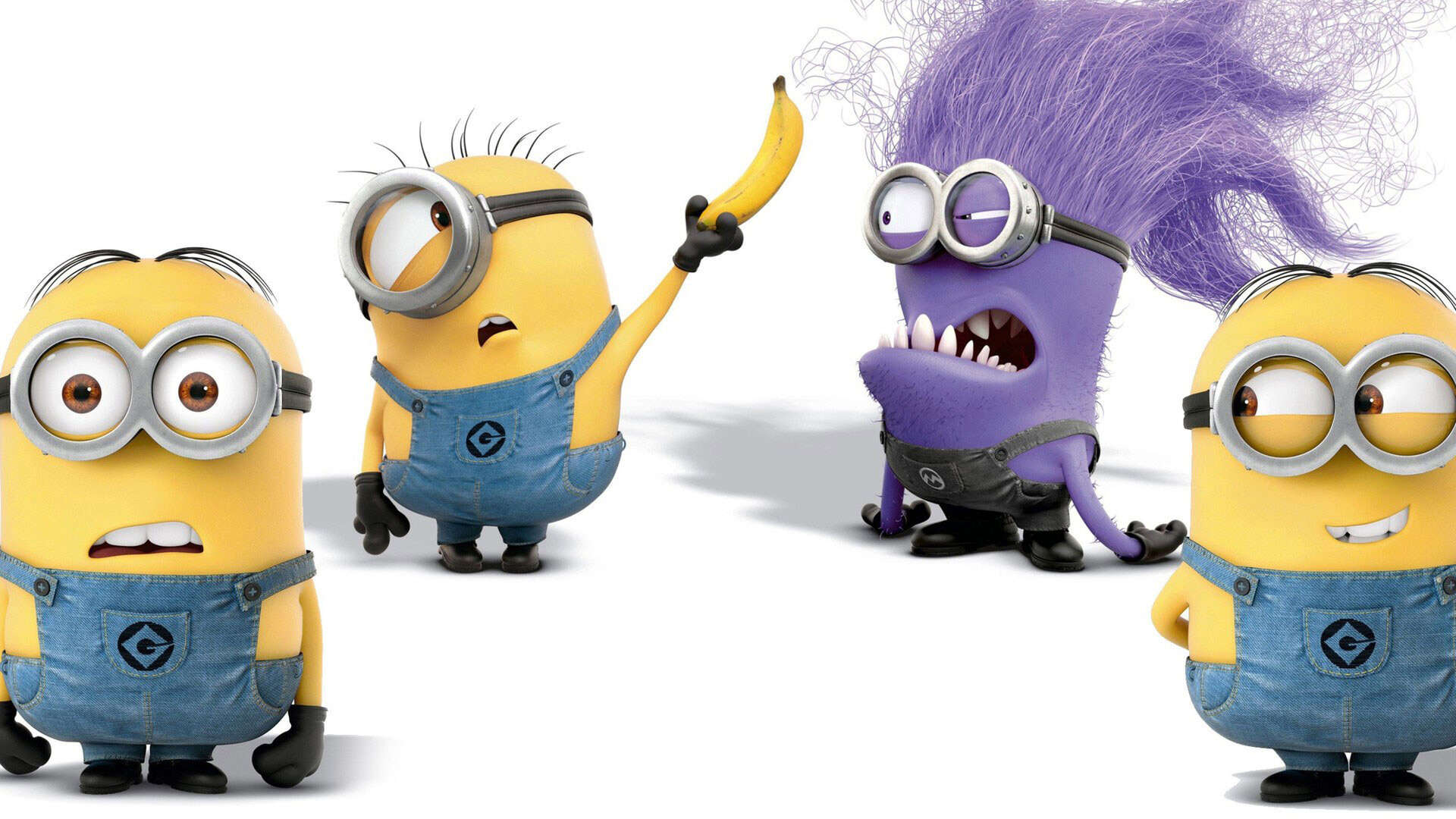 Despicable Me: Small yellow people, Minions, Produced by Illumination Entertainment. 1920x1080 Full HD Wallpaper.