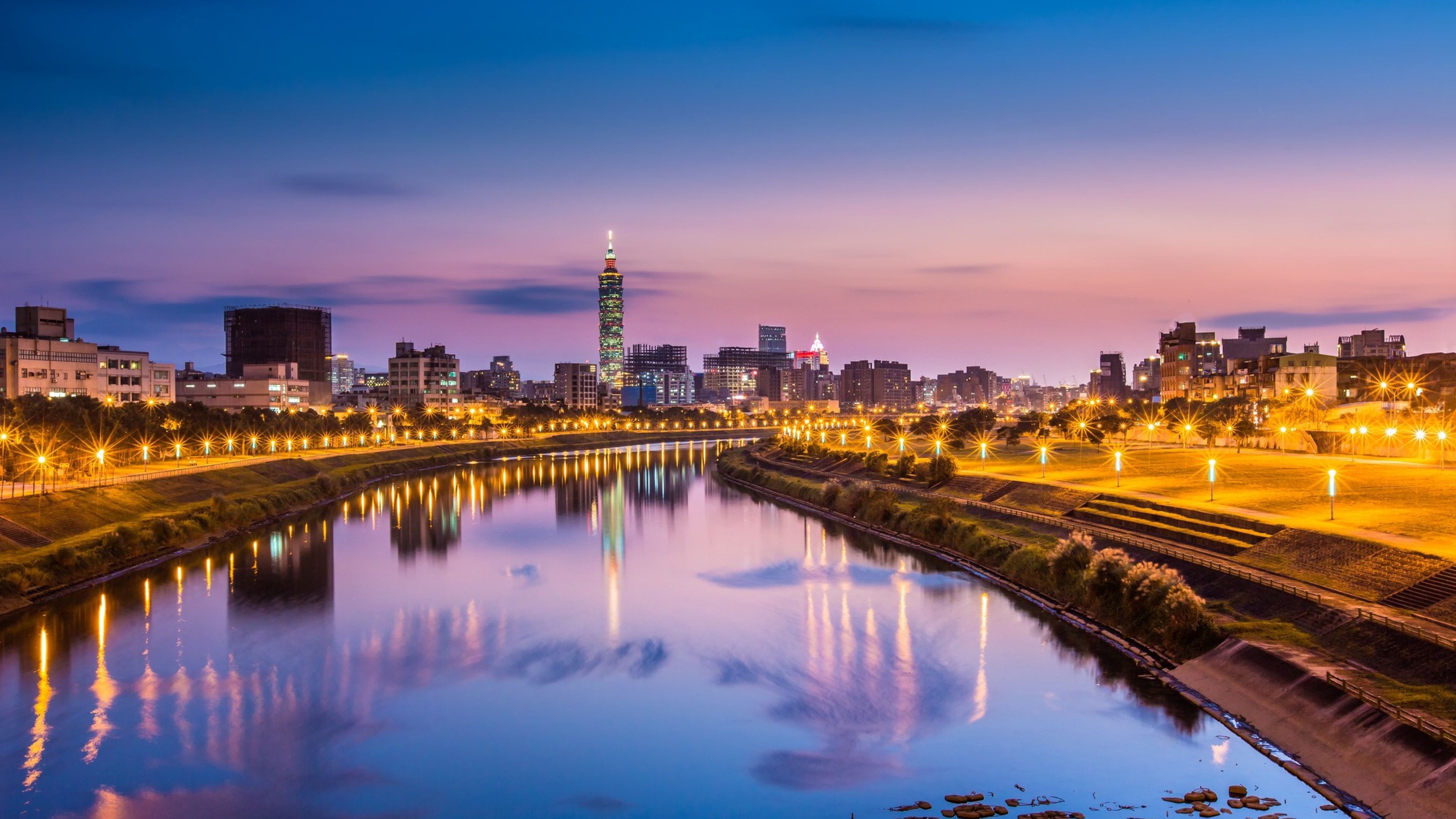 Taiwan wallpaper, Taipei cityscape, Travel photography, Vacation pictures, 3840x2160 4K Desktop