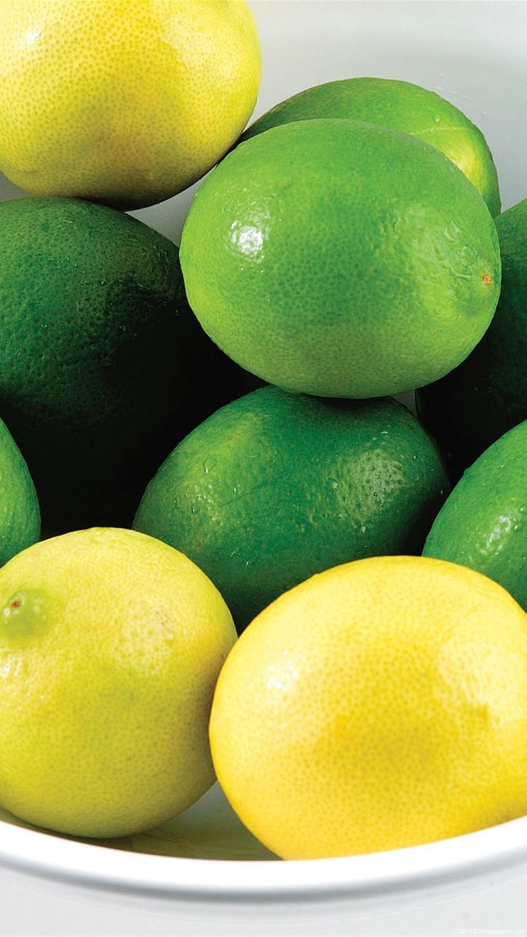 Lemon: A popular citrus fruit that is high in vitamin C. 1080x1920 Full HD Background.