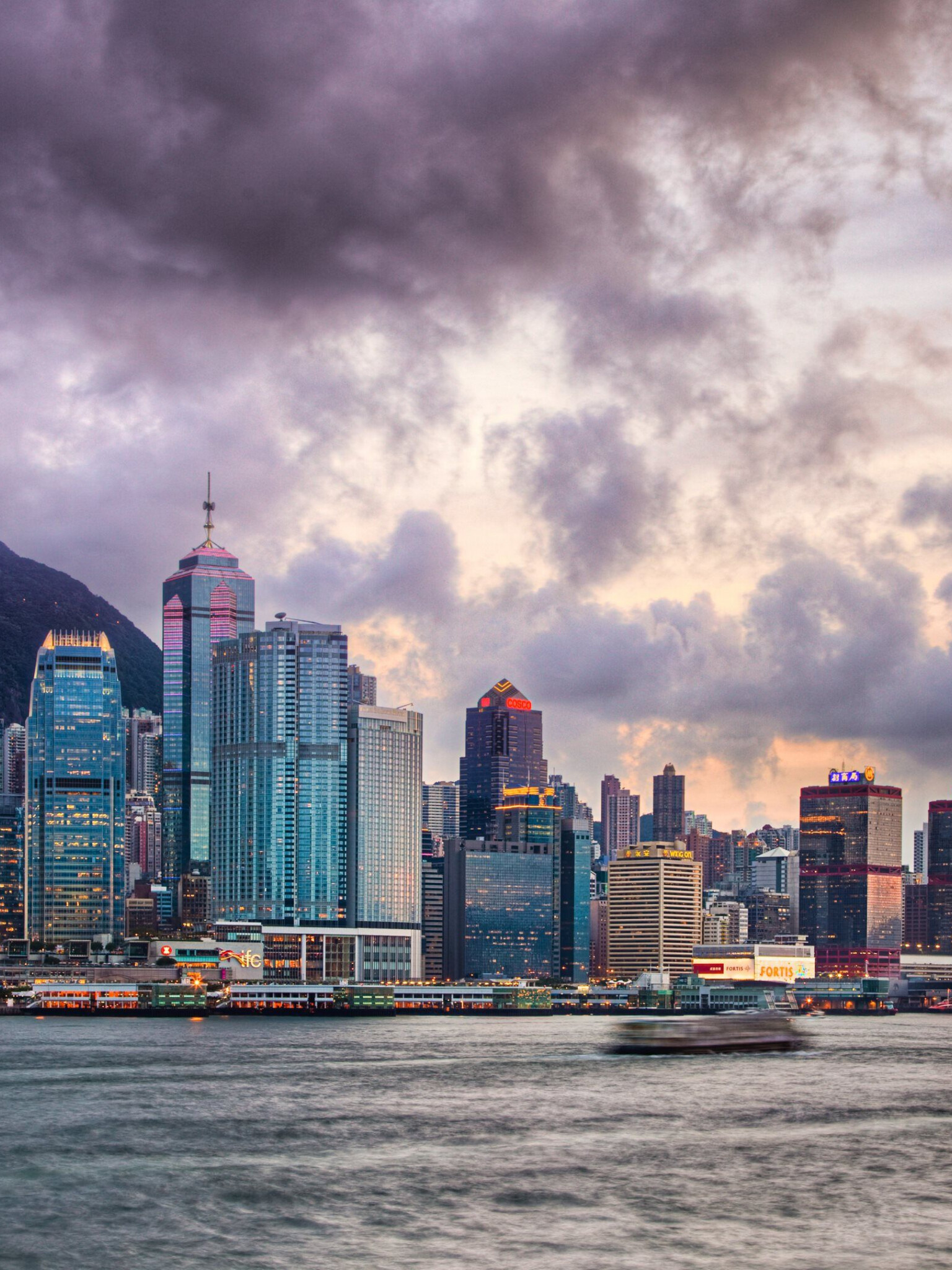 Hong Kong: Ranked 3rd in the Global Financial Centres Index, China. 1540x2050 HD Wallpaper.