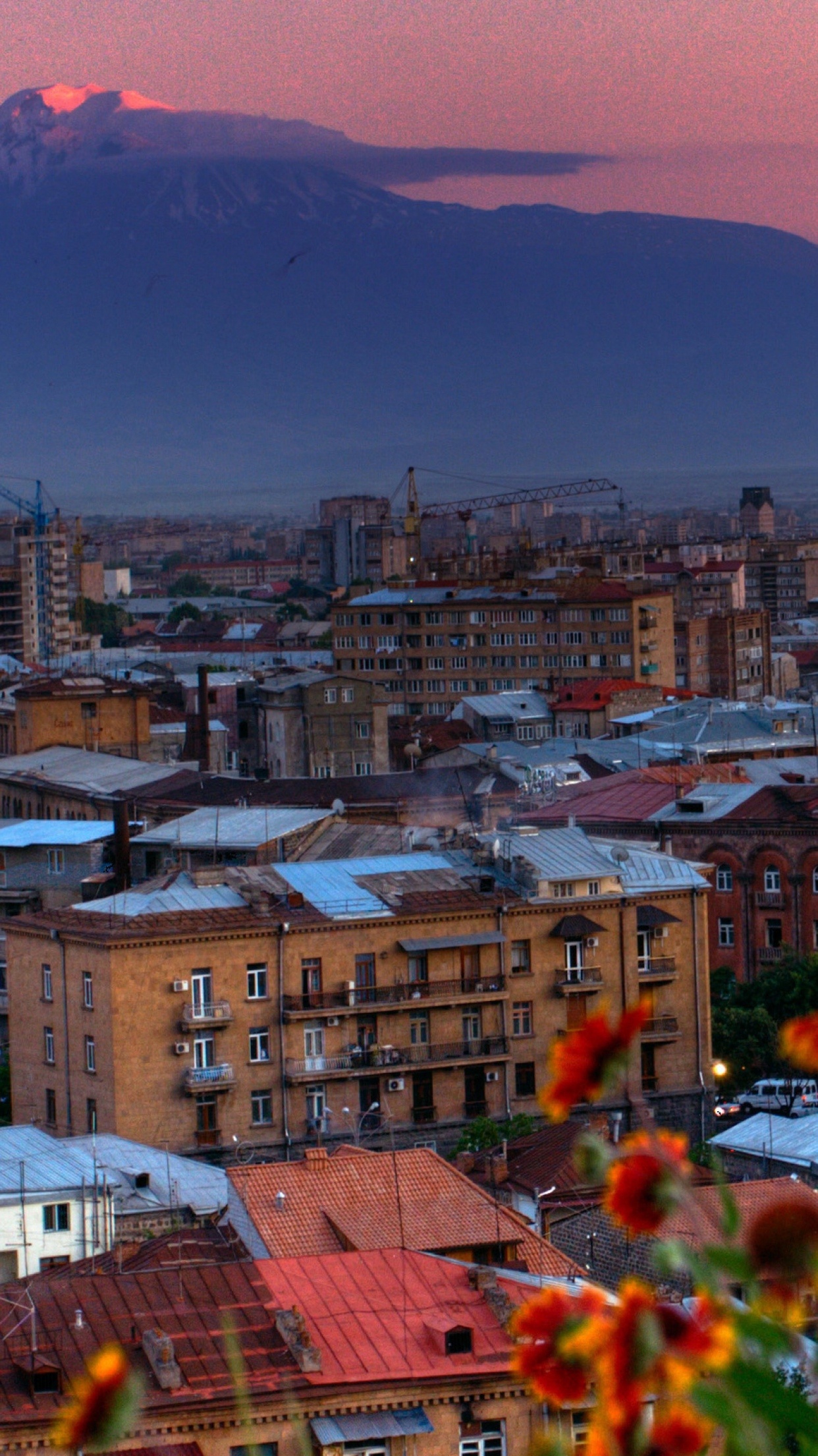 Armenia: Armenian capital, City view, Buildings. 1250x2210 HD Background.