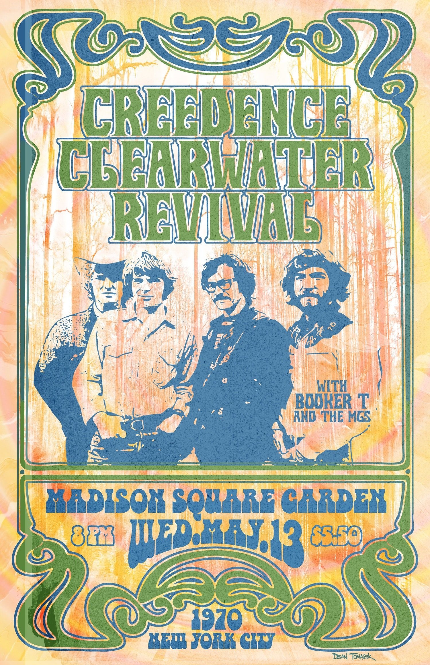 Creedence Clearwater Revival, 1970 concert poster, Clearwater Revival, concert posters, 1500x2320 HD Phone