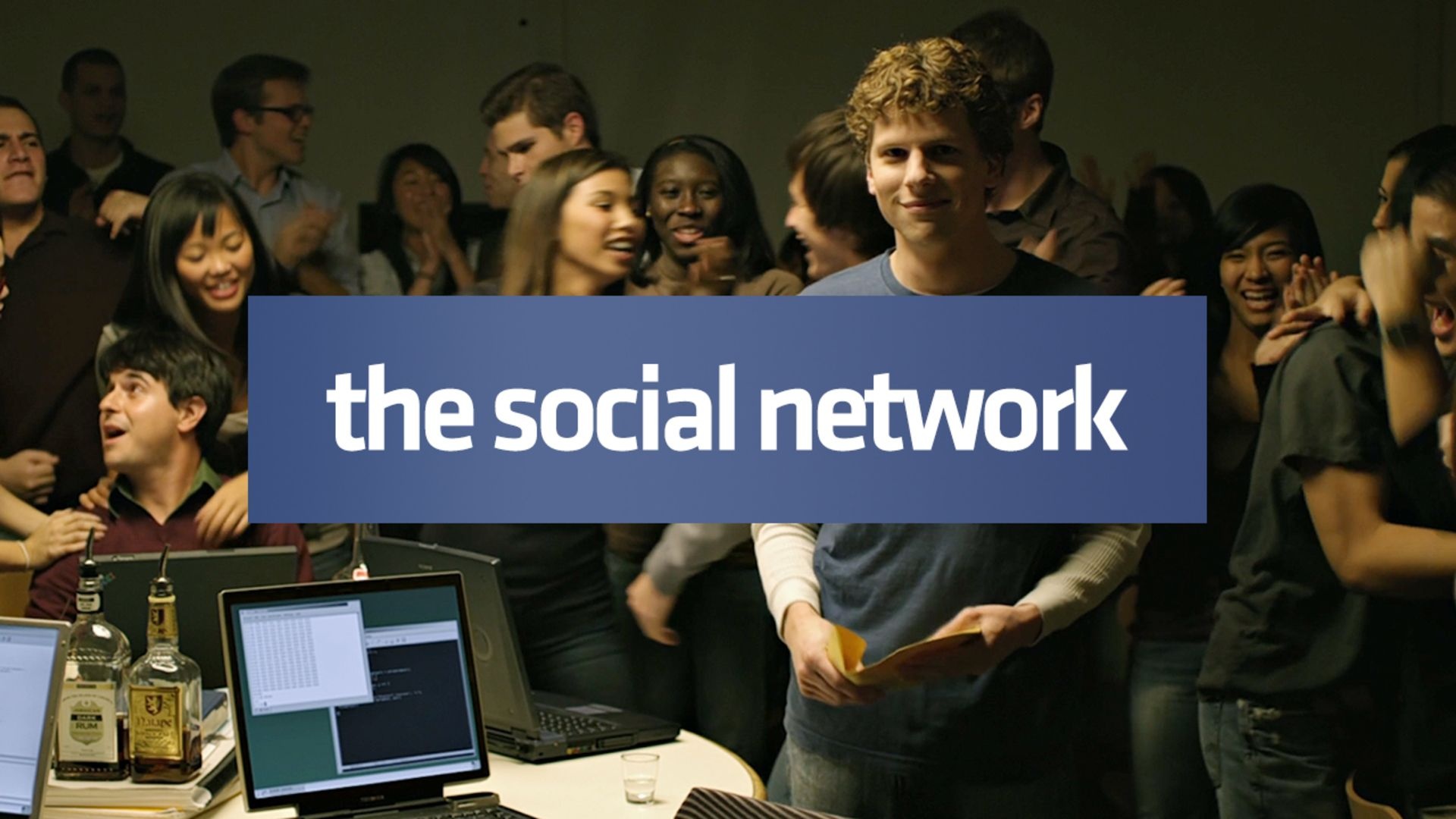 The Social Network, Facebook's founding story, David Fincher film, Mark Zuckerberg's journey, 1920x1080 Full HD Desktop