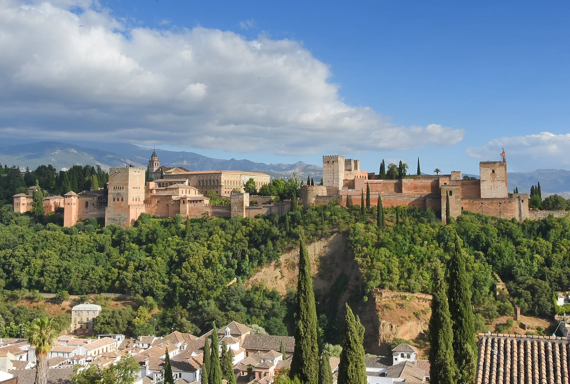 Alhambra Palace, Man-made wonder, High-quality pictures, Wallpaper collection, 2000x1350 HD Desktop