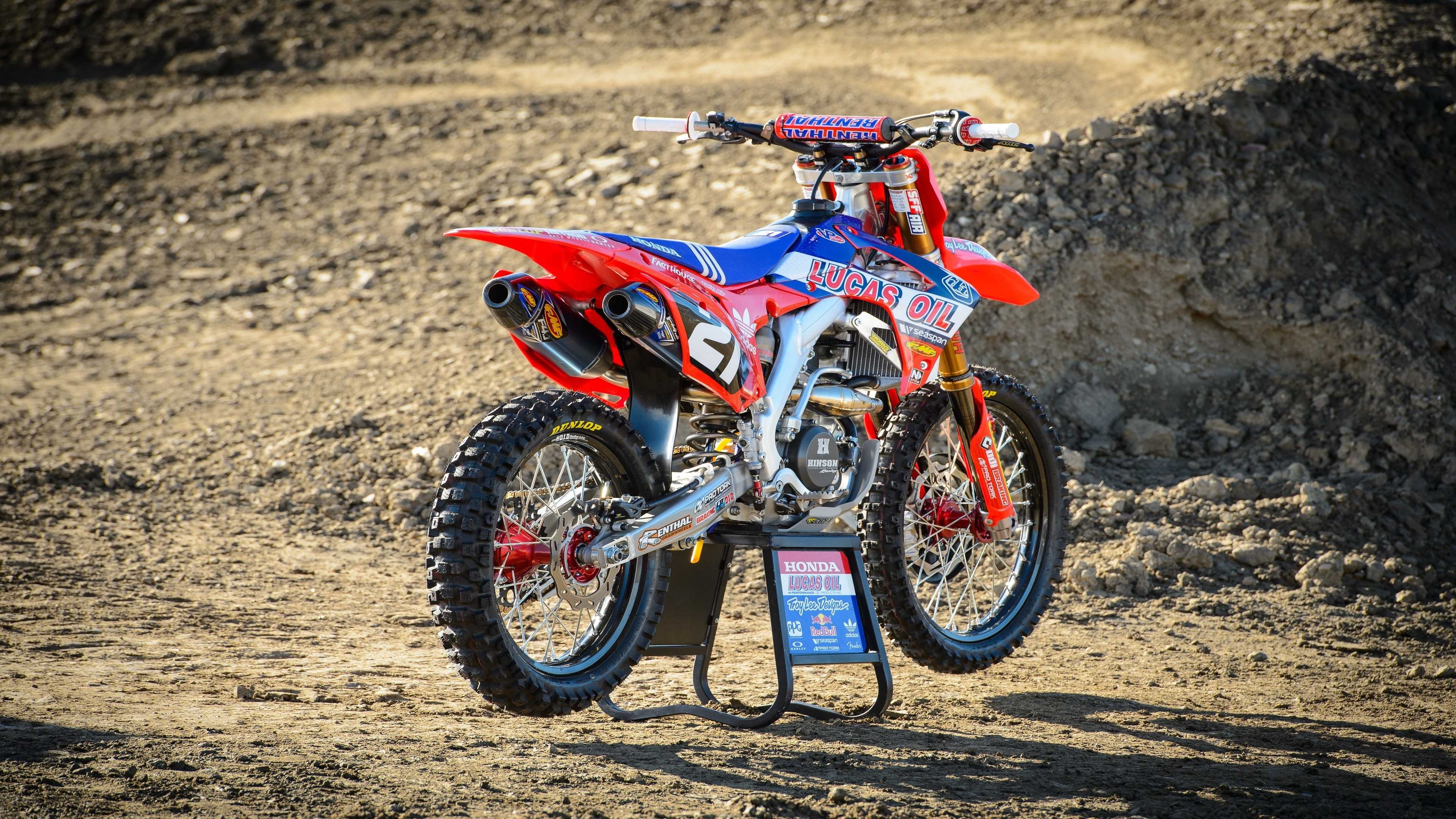 Honda CRF450R, Top-quality wallpapers, Backgrounds and photos, 3840x2160 4K Desktop