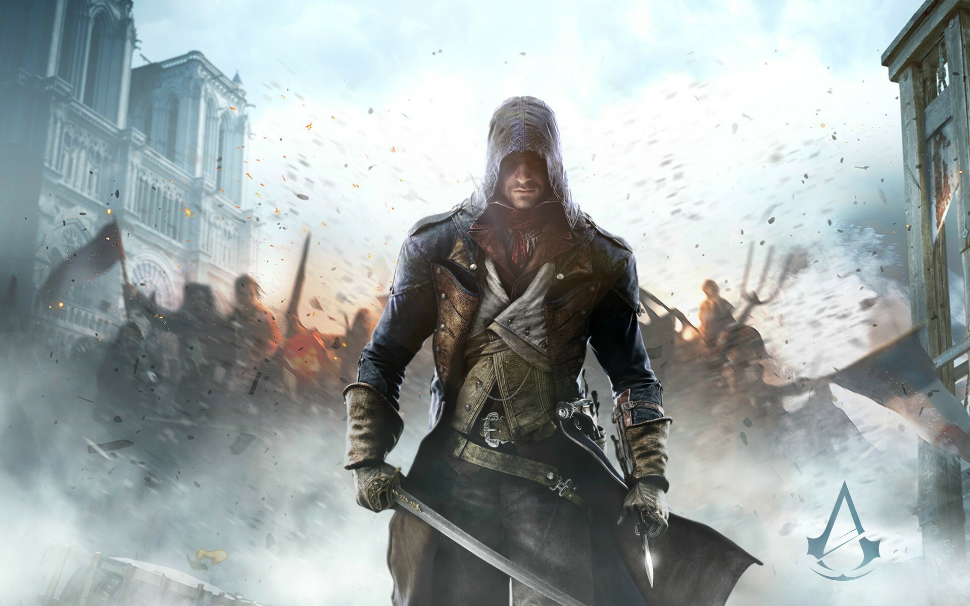 Assassin's Creed: Unity, Arno Dorian, Game set primarily in Paris during the French Revolution. 1920x1200 HD Wallpaper.