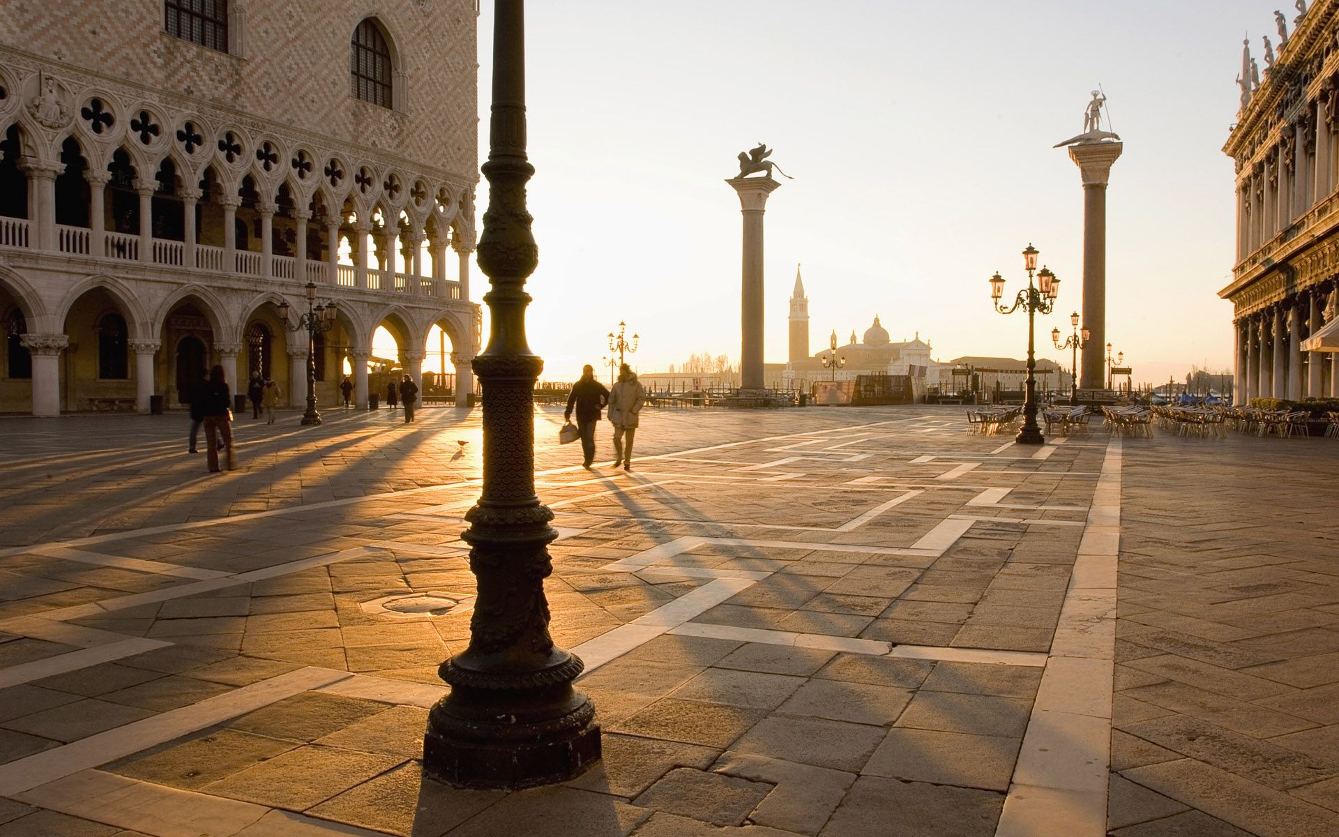 Piazza San Marco, Venice, Restaurants, Travel, 1920x1200 HD Desktop