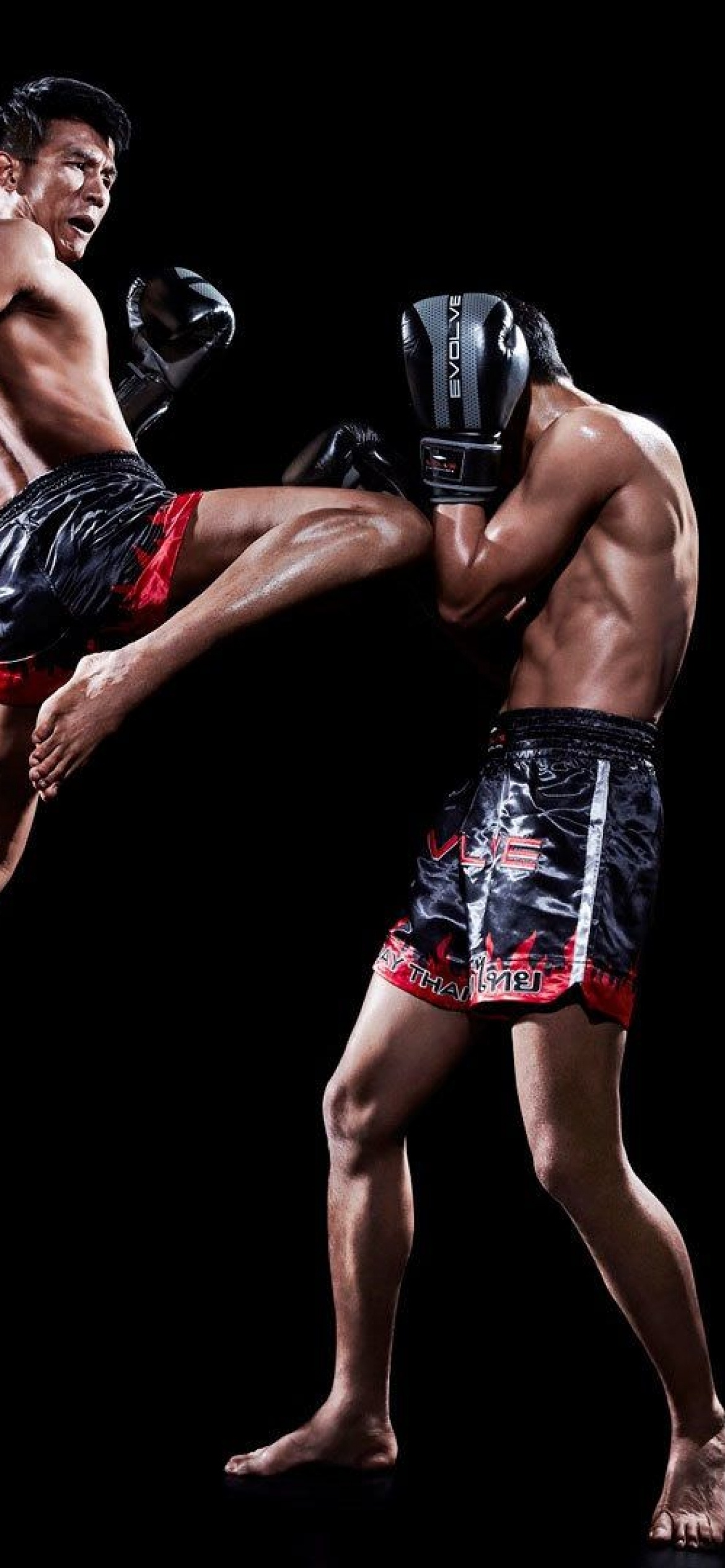 Muay Thai: A fighting art of attrition, Major formal techniques in Thai boxing. 1170x2540 HD Wallpaper.