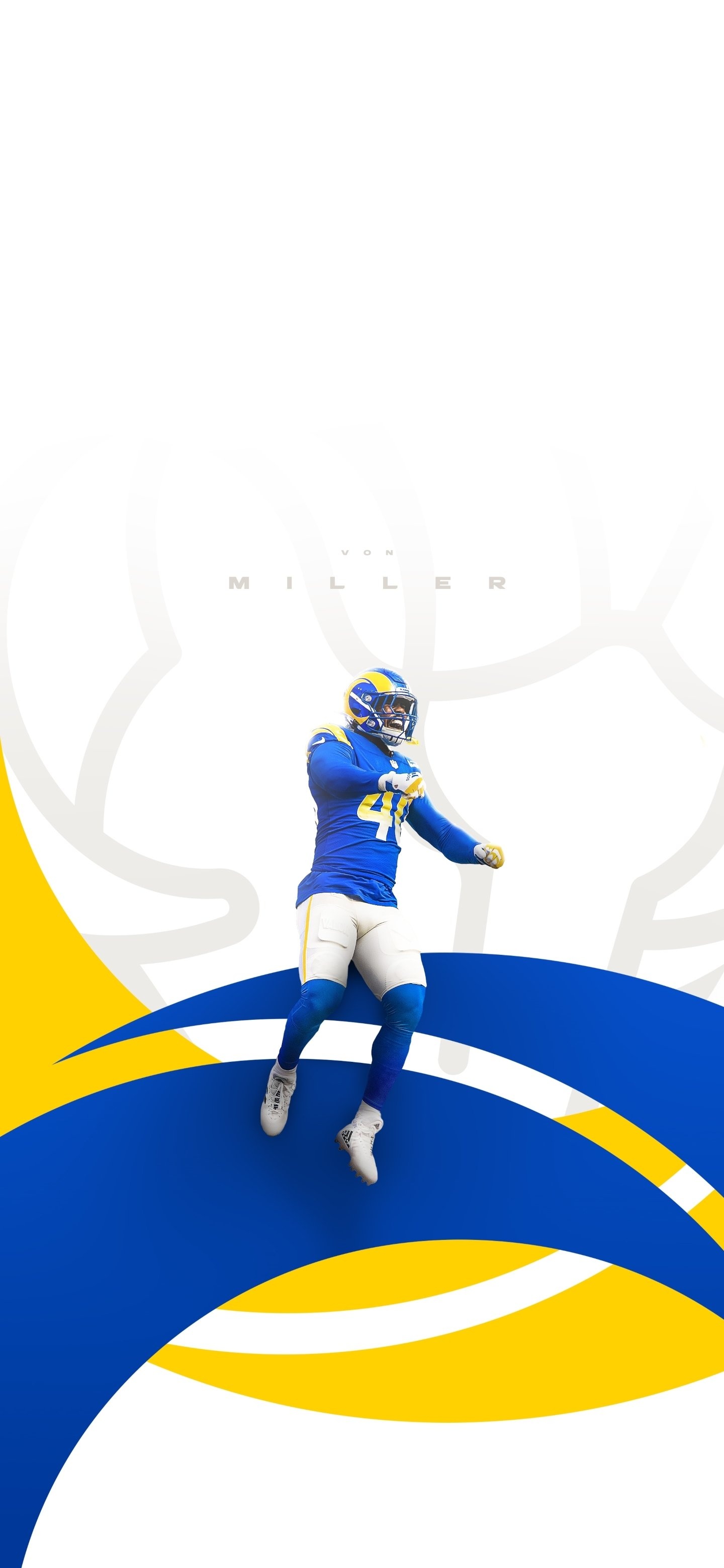 Los Angeles Rams, Sports team, Los Angeles, Player-focused content, 1440x3120 HD Handy