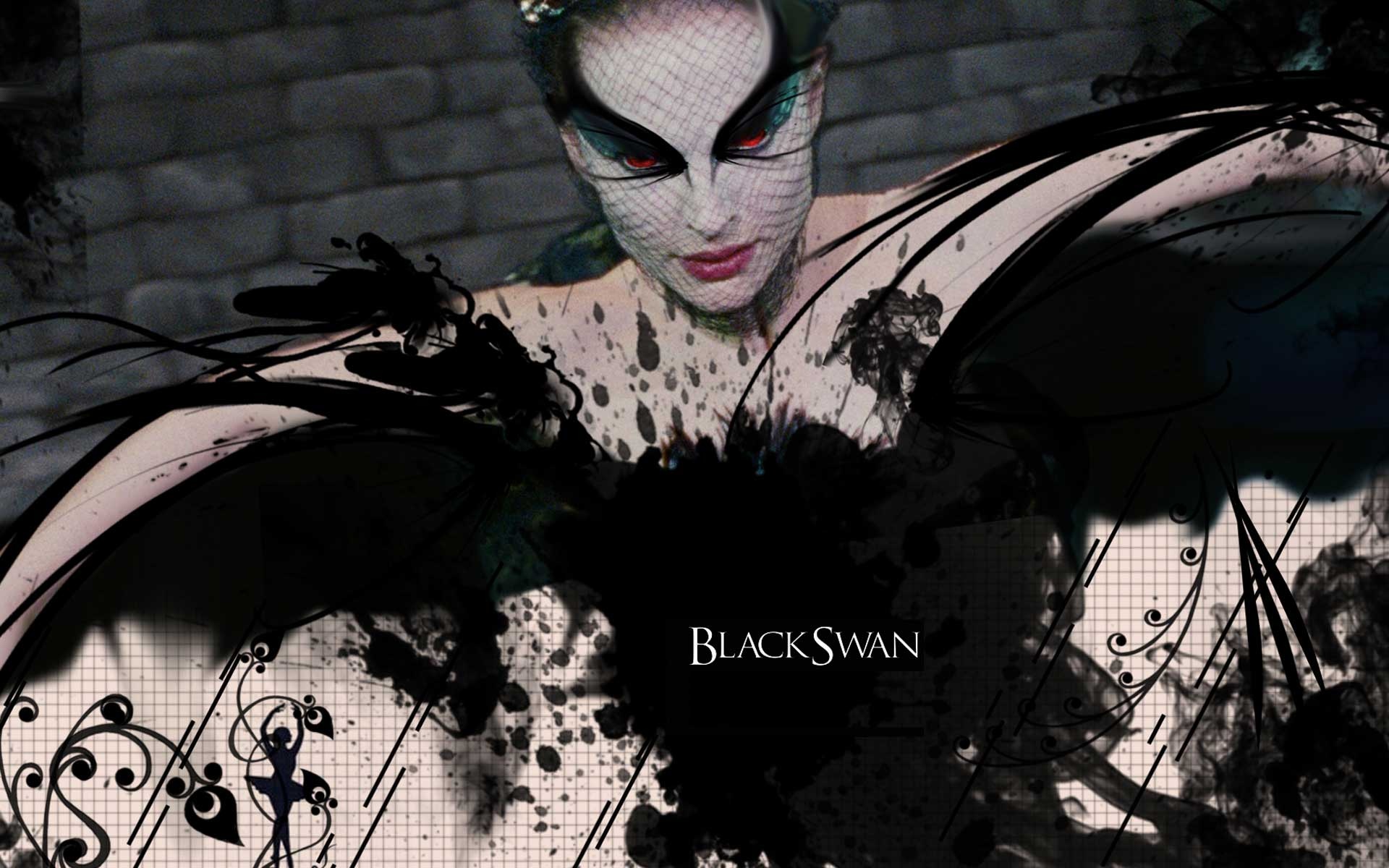 Black swan wallpapers, Enigmatic and haunting, Powerful portrayal, Cinematic brilliance, 1920x1200 HD Desktop