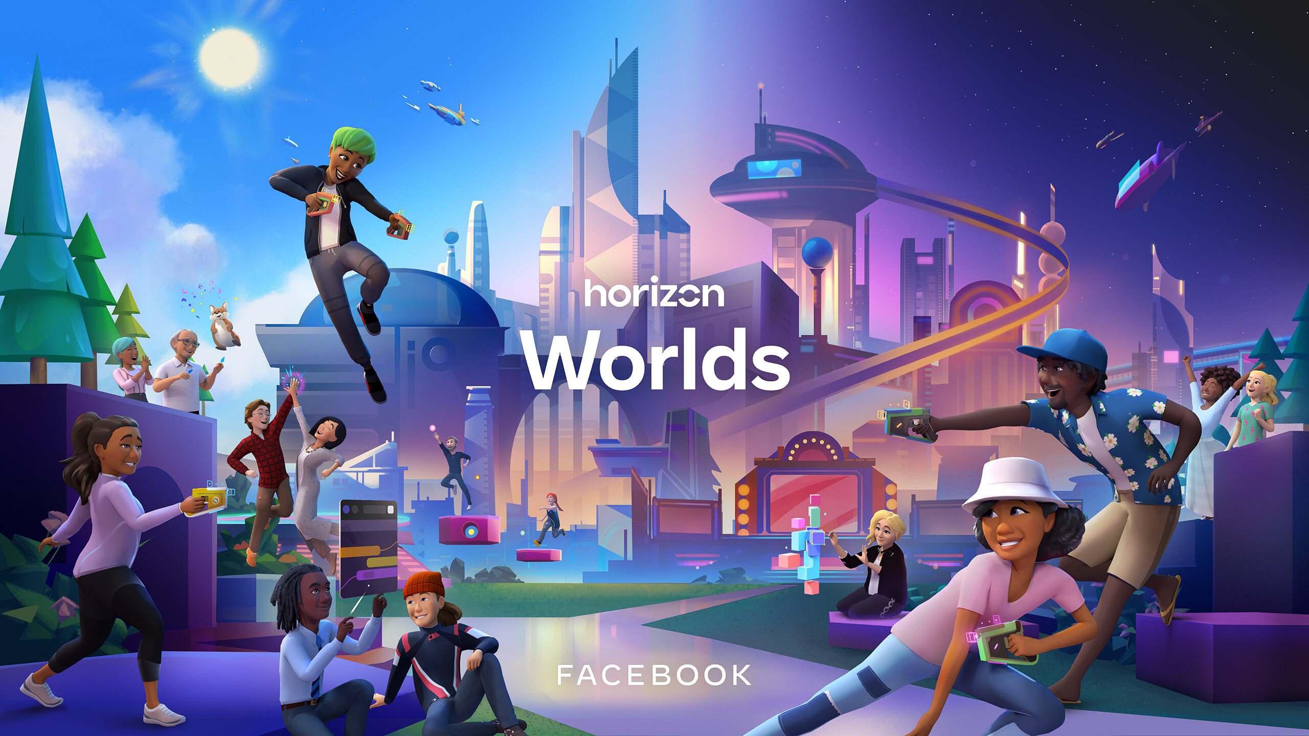 Horizon Worlds, Facebook fund, Creator support, 2560x1440 HD Desktop