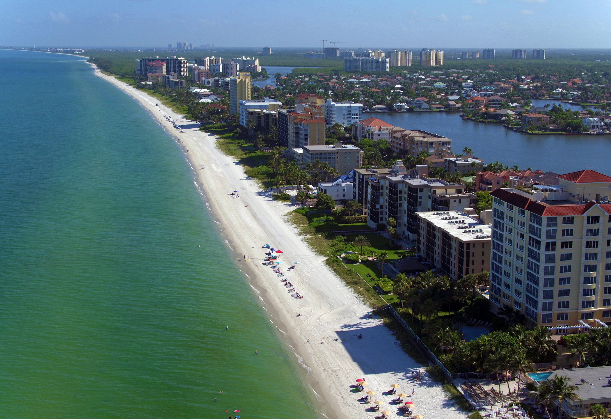 Naples, Florida, Beach resort, USA, 2100x1440 HD Desktop